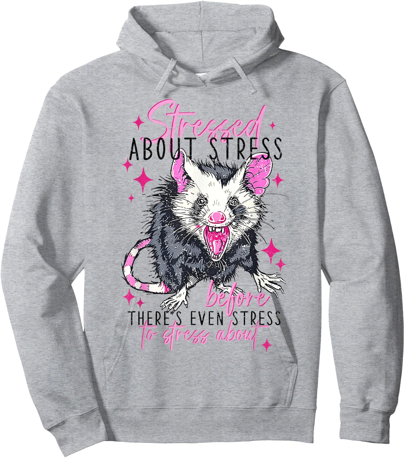 Stressed About Stress Before There's Even Stress To Stress Hoodie - Hoodie | Ash
