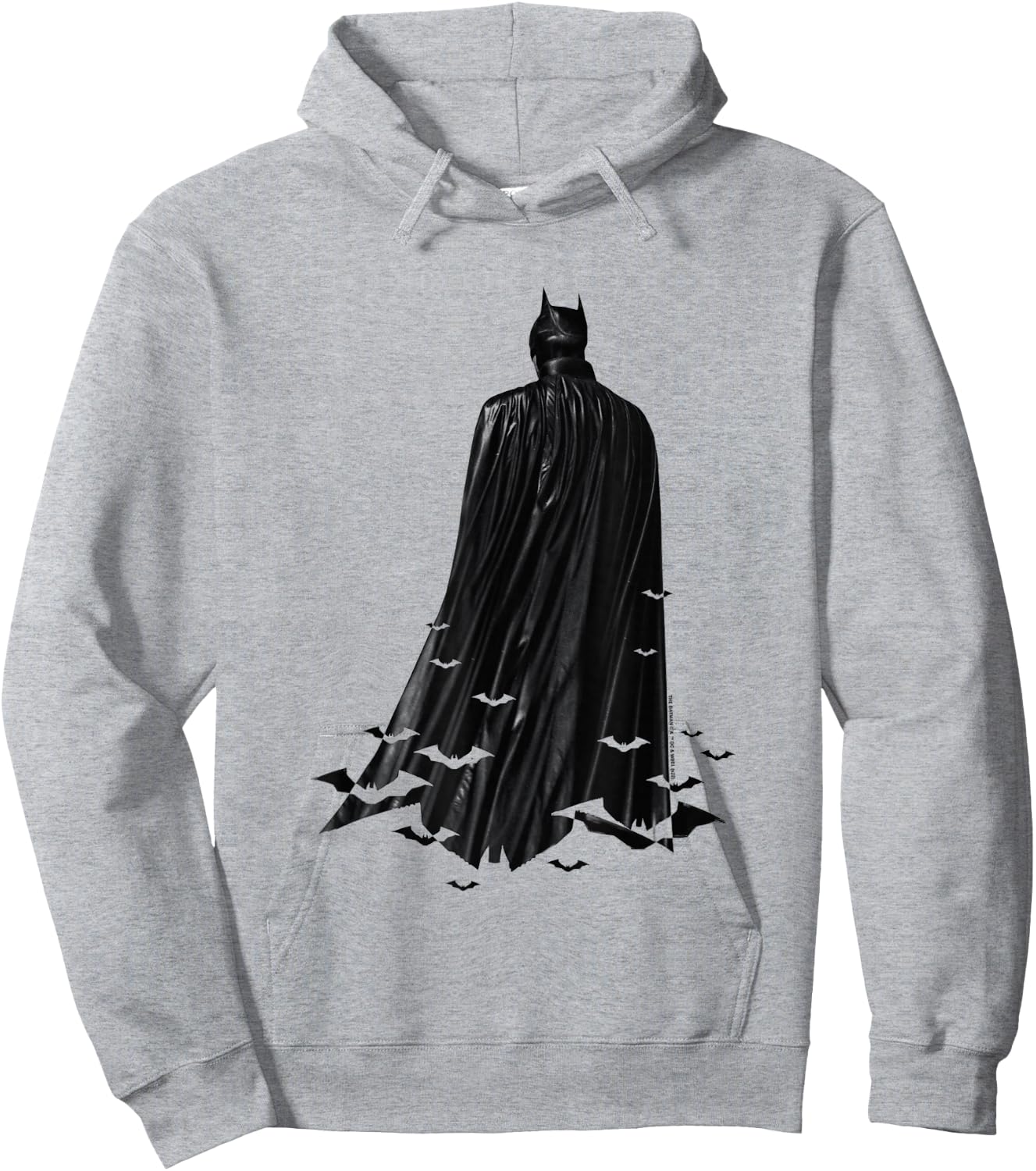 The Batman Bat Cape Hoodie - Hoodie | Ash