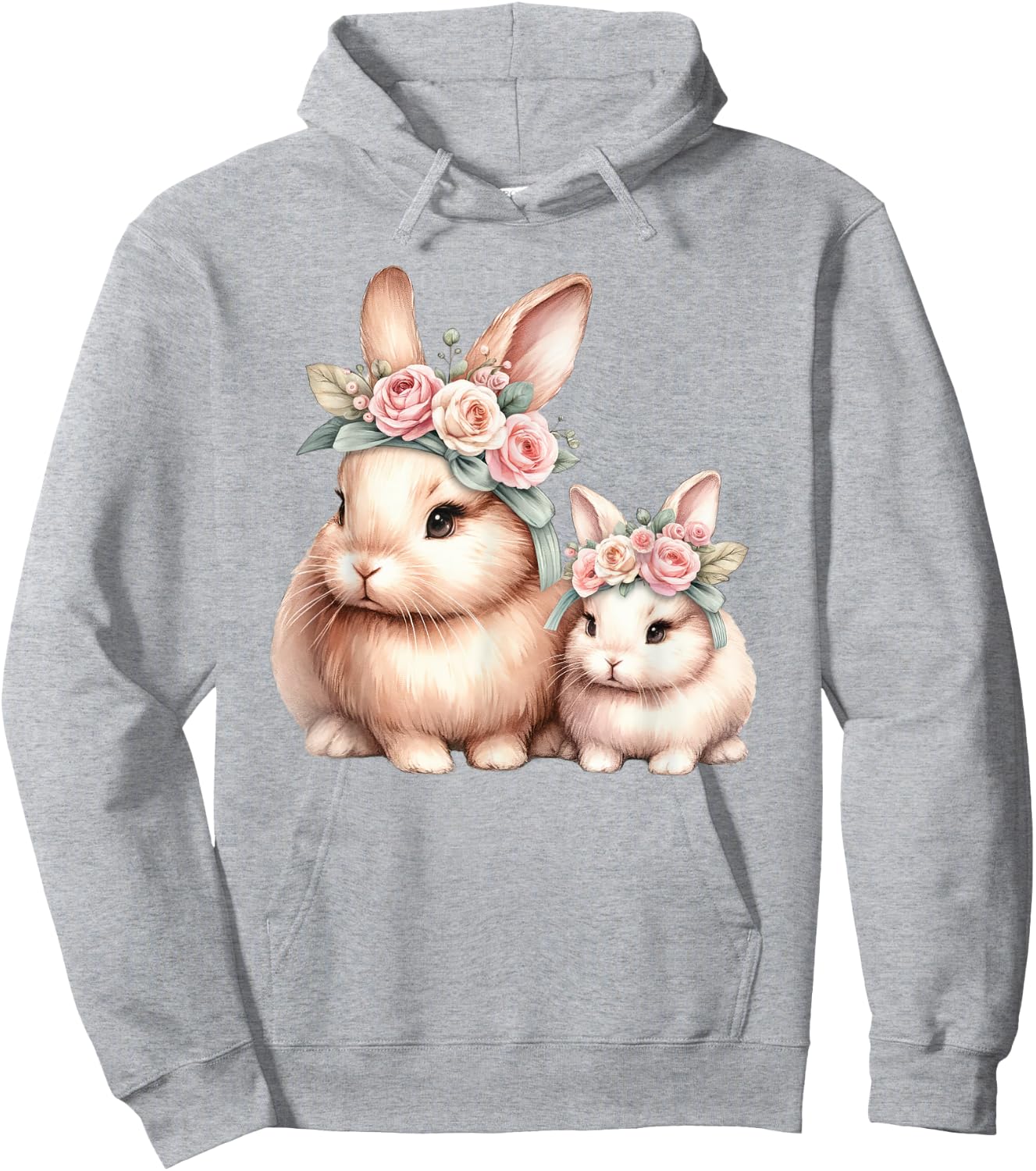 Mama Bunny Rabbit Owner New Mom Mommy For Mothers Day Hoodie - Hoodie | Ash