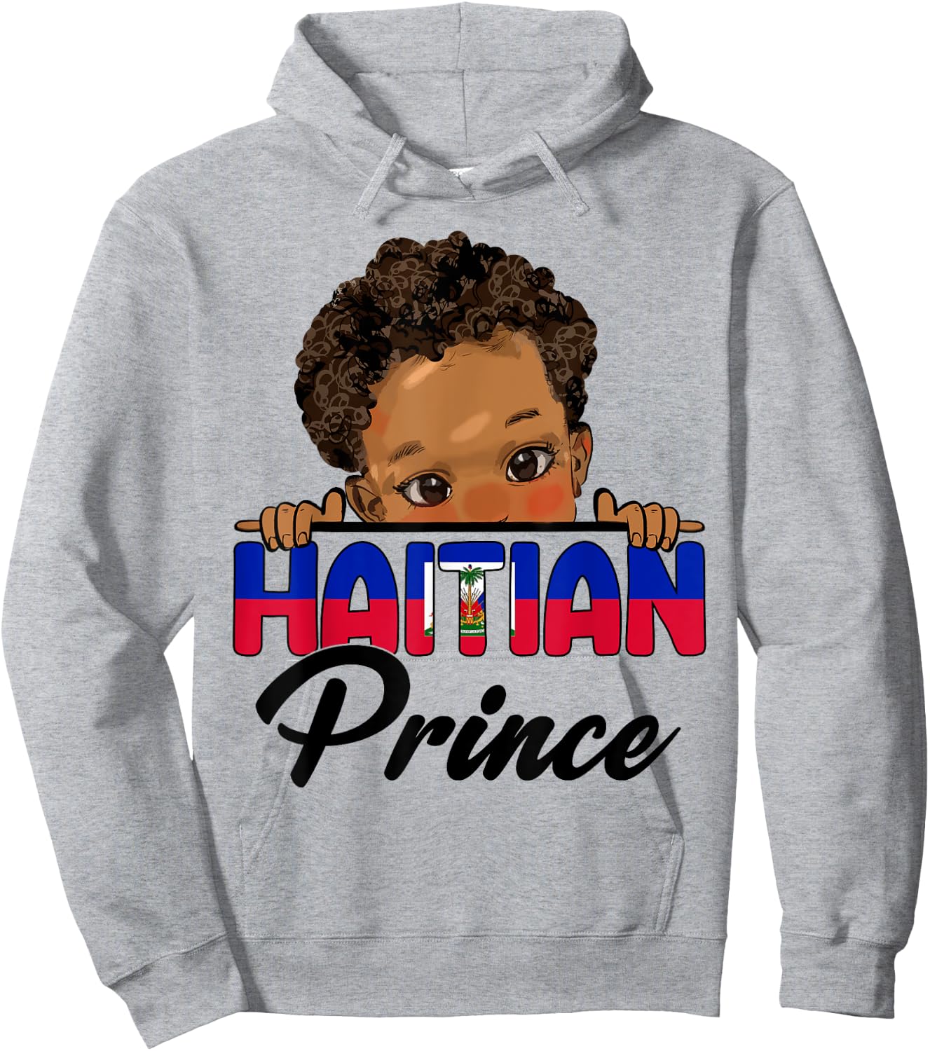 Haitian Prince Hispanic Heritage Month Latina Haiti Boys Hoodie - Hoodie | Ash