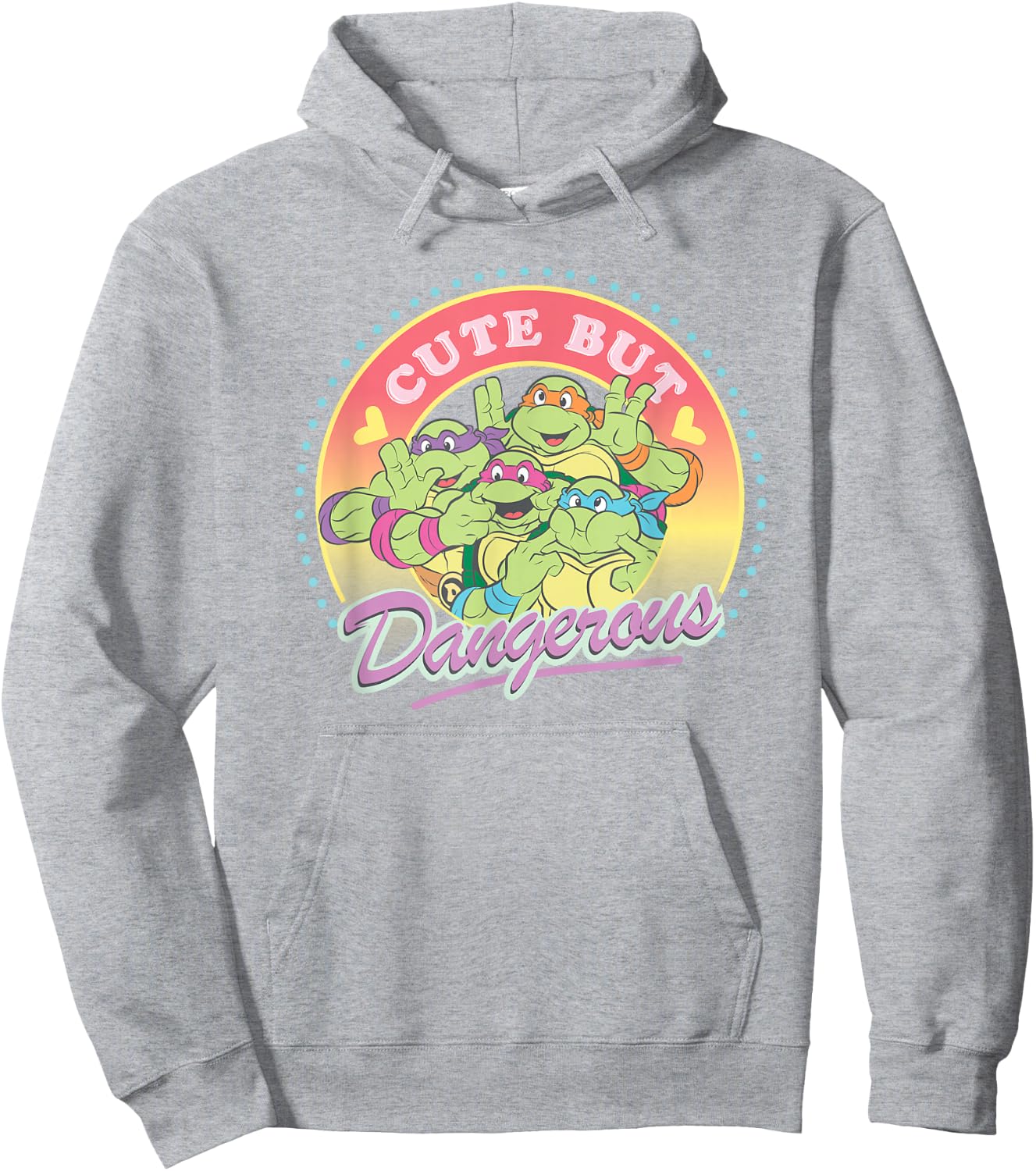 Teenage Mutant Ninja Turtles Cute But Dangerous Cartoon Hoodie - Hoodie | Ash