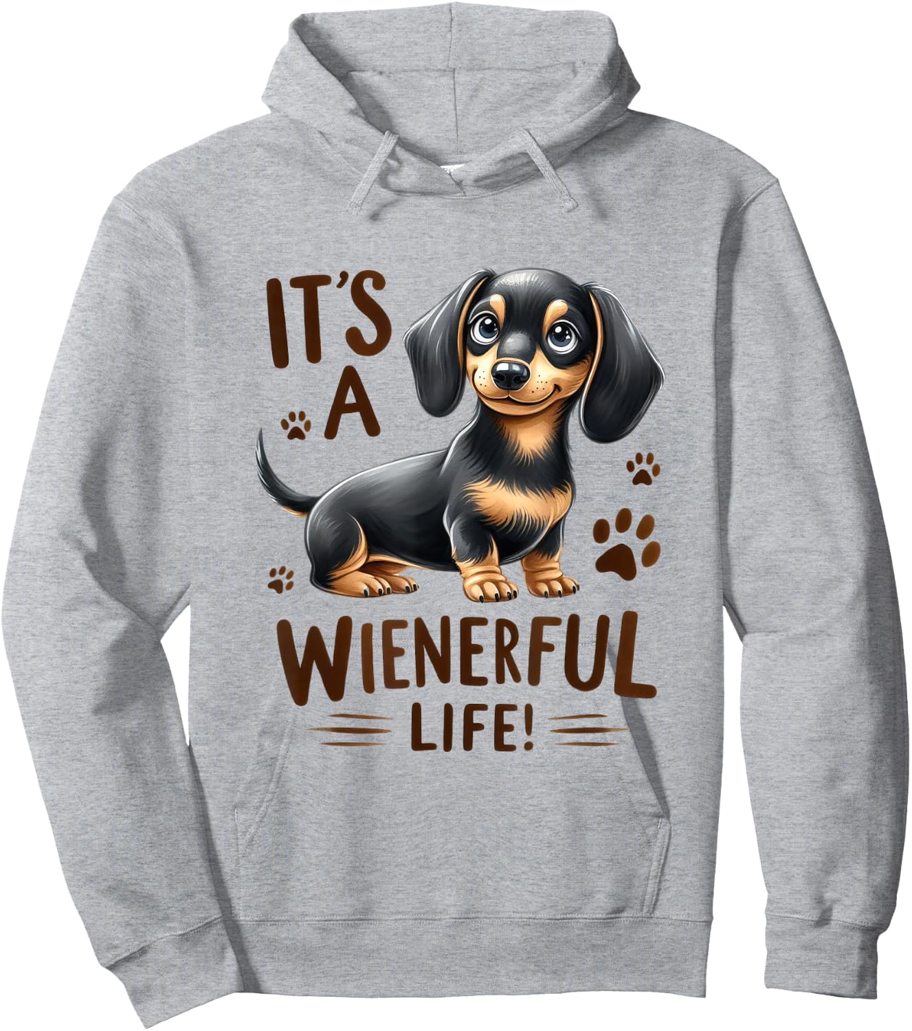 Wiener Dog Doxie Design - Dackel & Dachshund Hoodie - Hoodie | Ash