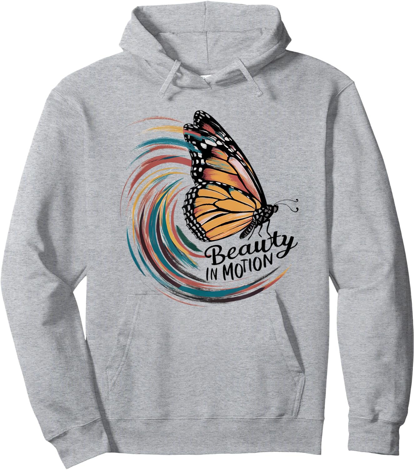 Monarch Butterfly Cute Butterflies Lover Inspirational Fun Hoodie - Hoodie | Ash