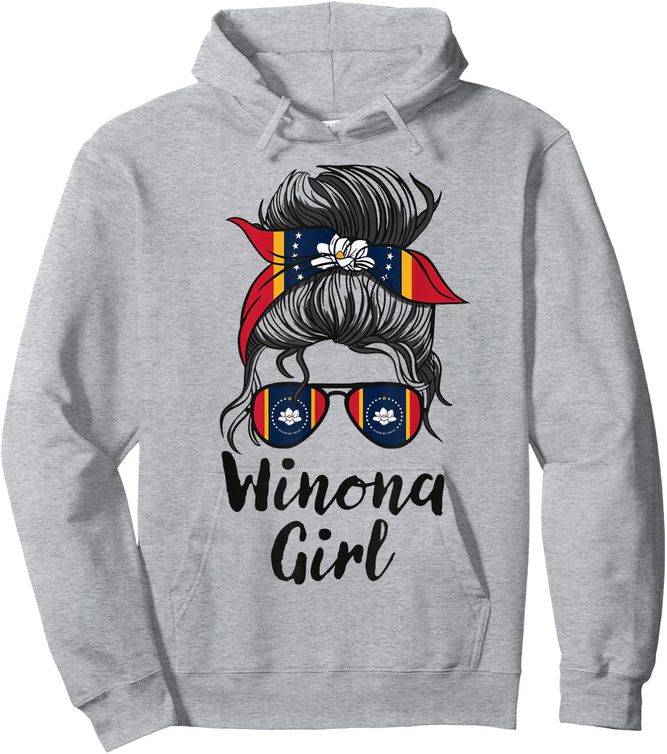 Winona Mississippi Women Girl Hoodie - Hoodie | Ash