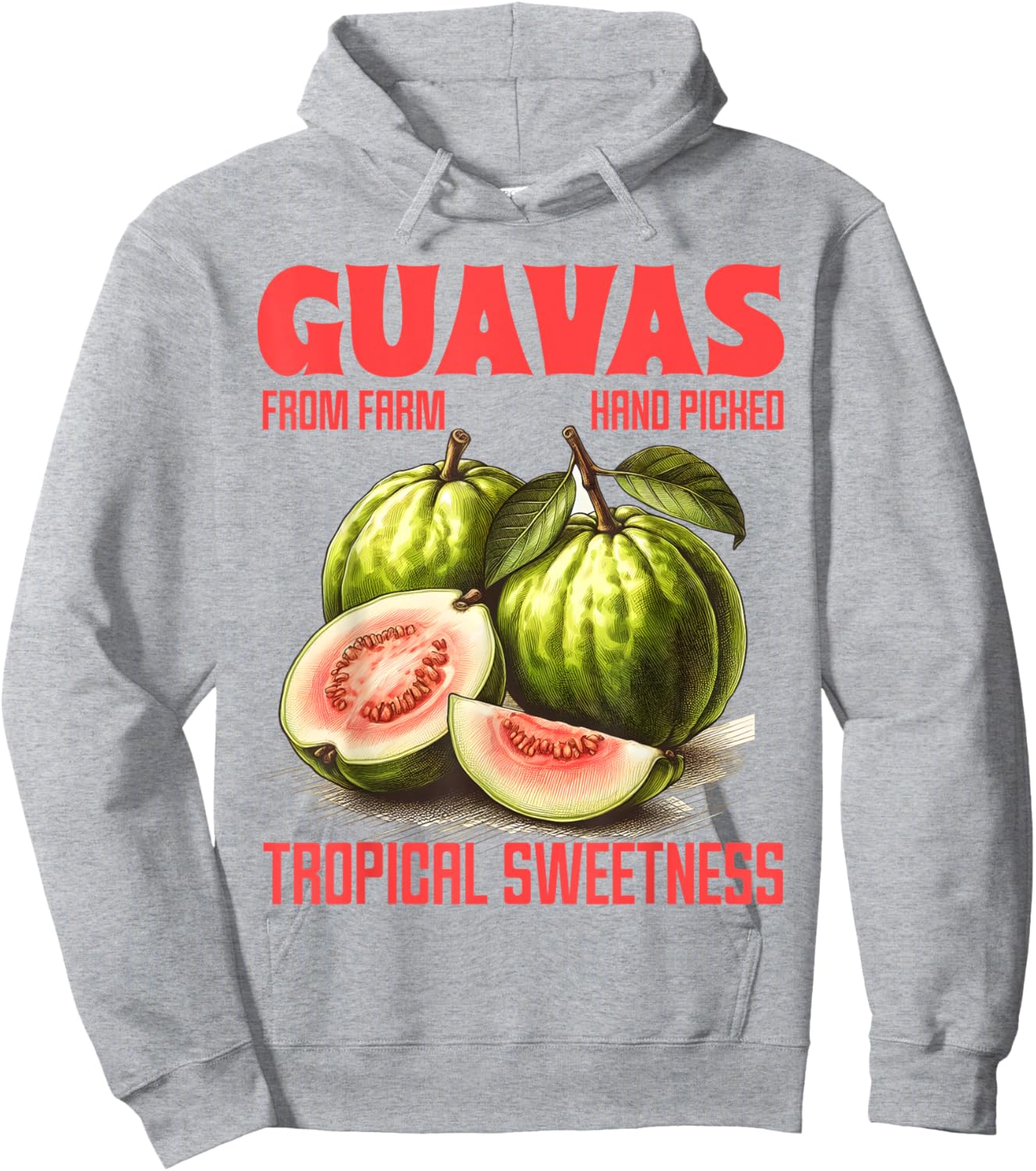 Guavas Tropical Sweetness Farm A Fresh Farmer Markets Hoodie - Hoodie | Ash