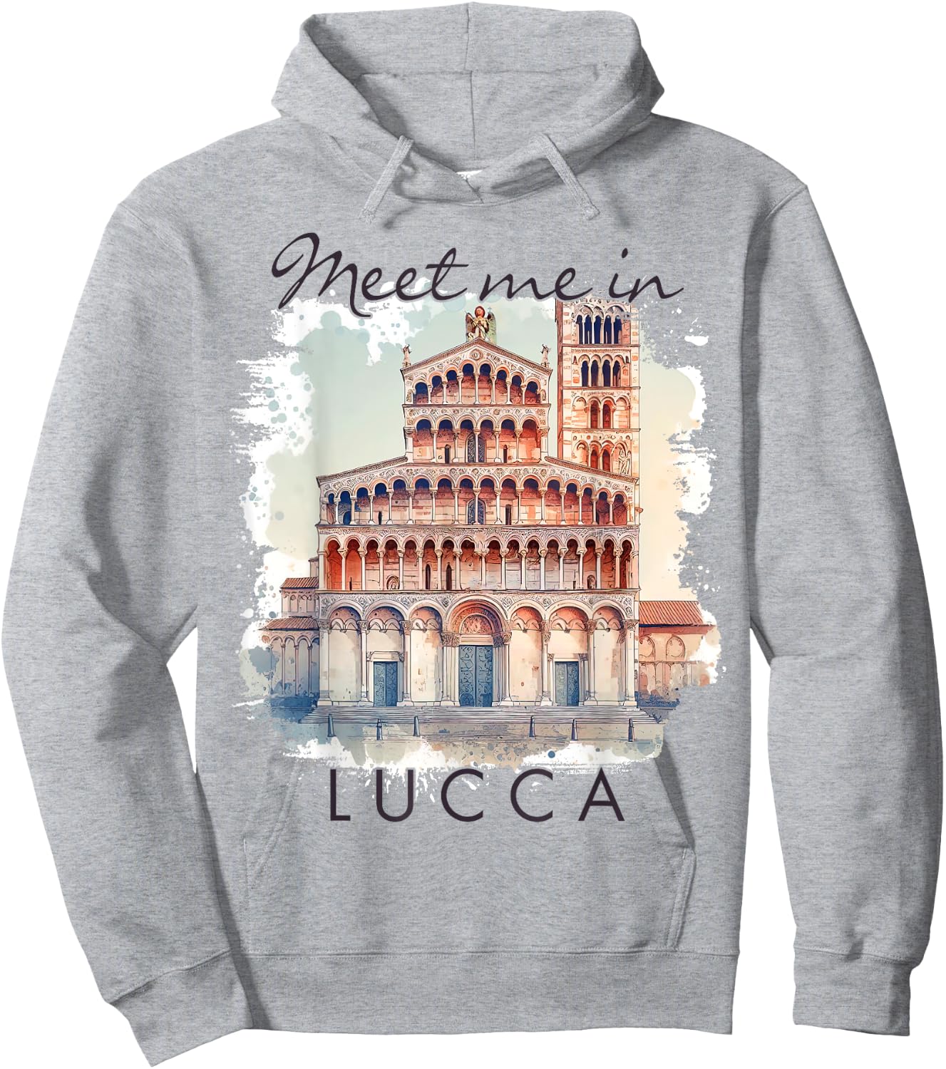 Lucca Italy Traveling Lover Trip Adventure Meet Me In Lucca Hoodie - Hoodie | Ash