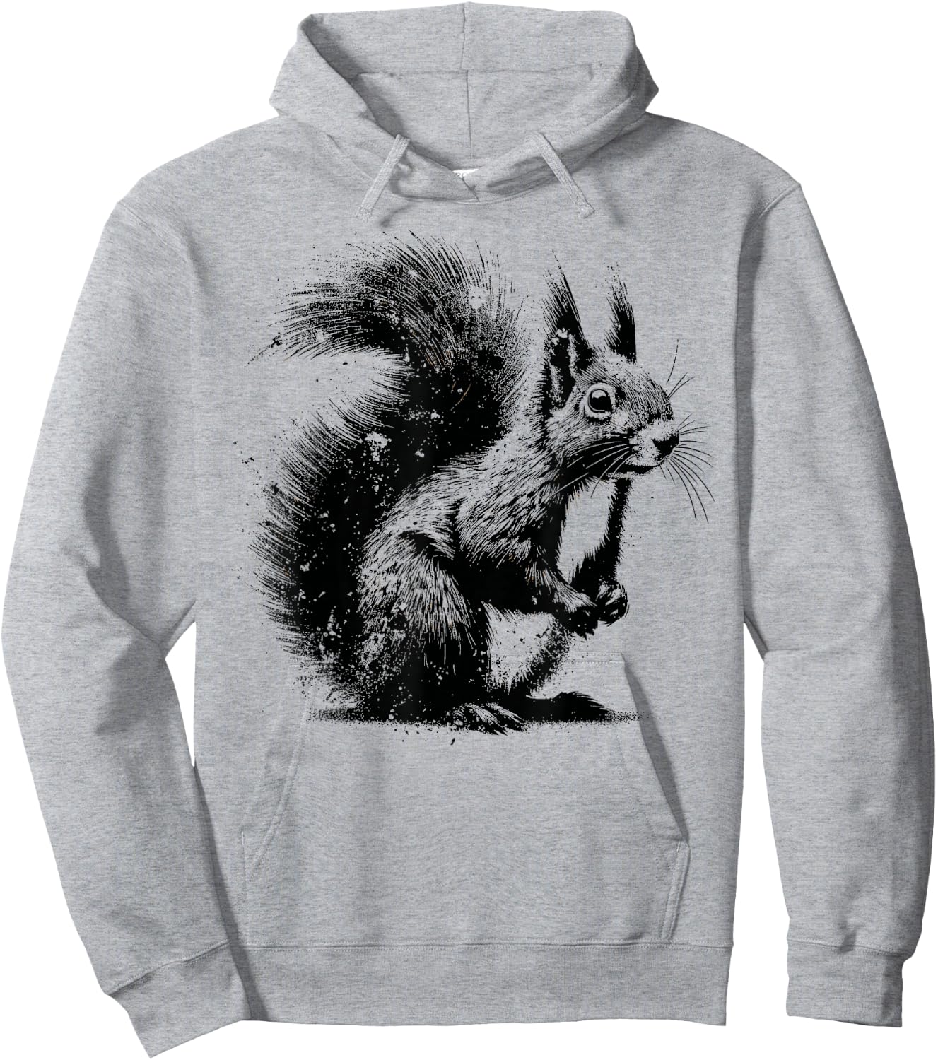 Edgy Grunge Aesthetic Squirrel Lover Shirt Edgy Squirrel Hoodie - Hoodie | Ash
