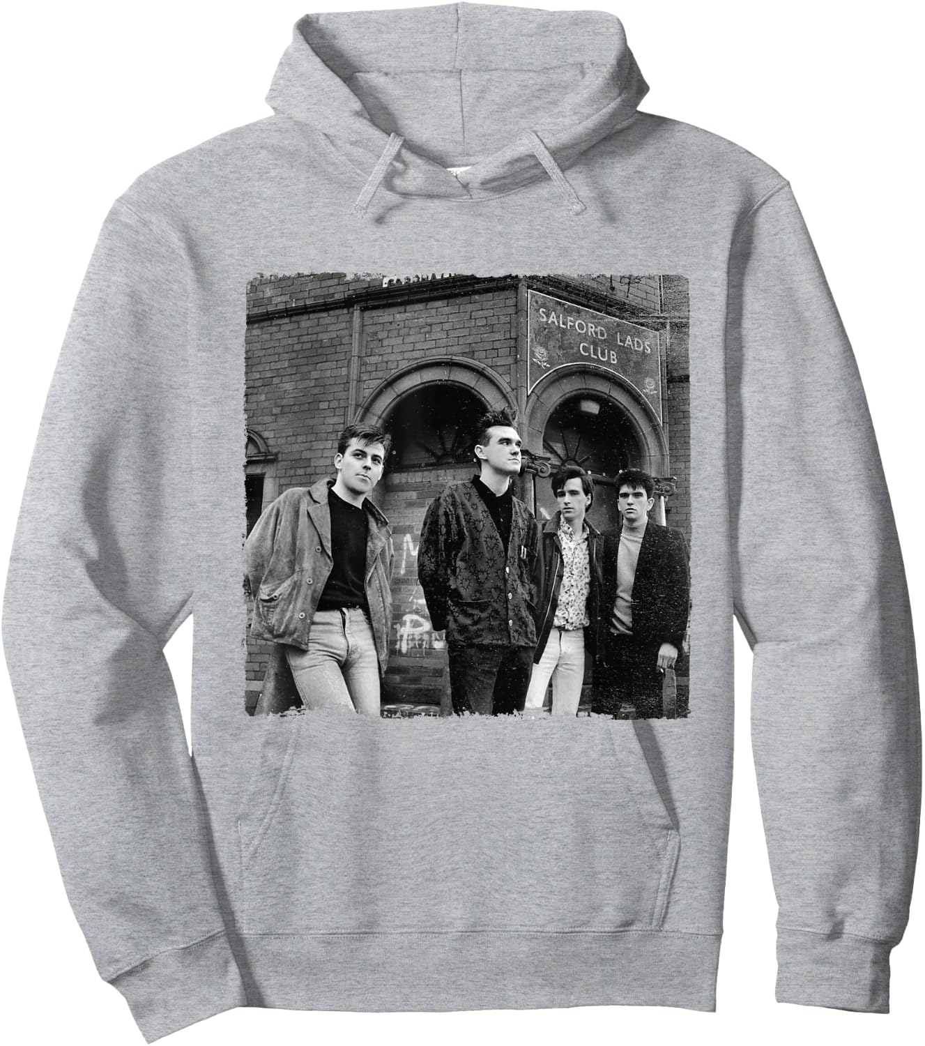 Salford Lads Club The Smiths Band Shot by Stephen Wright Hoodie - Hoodie | Ash
