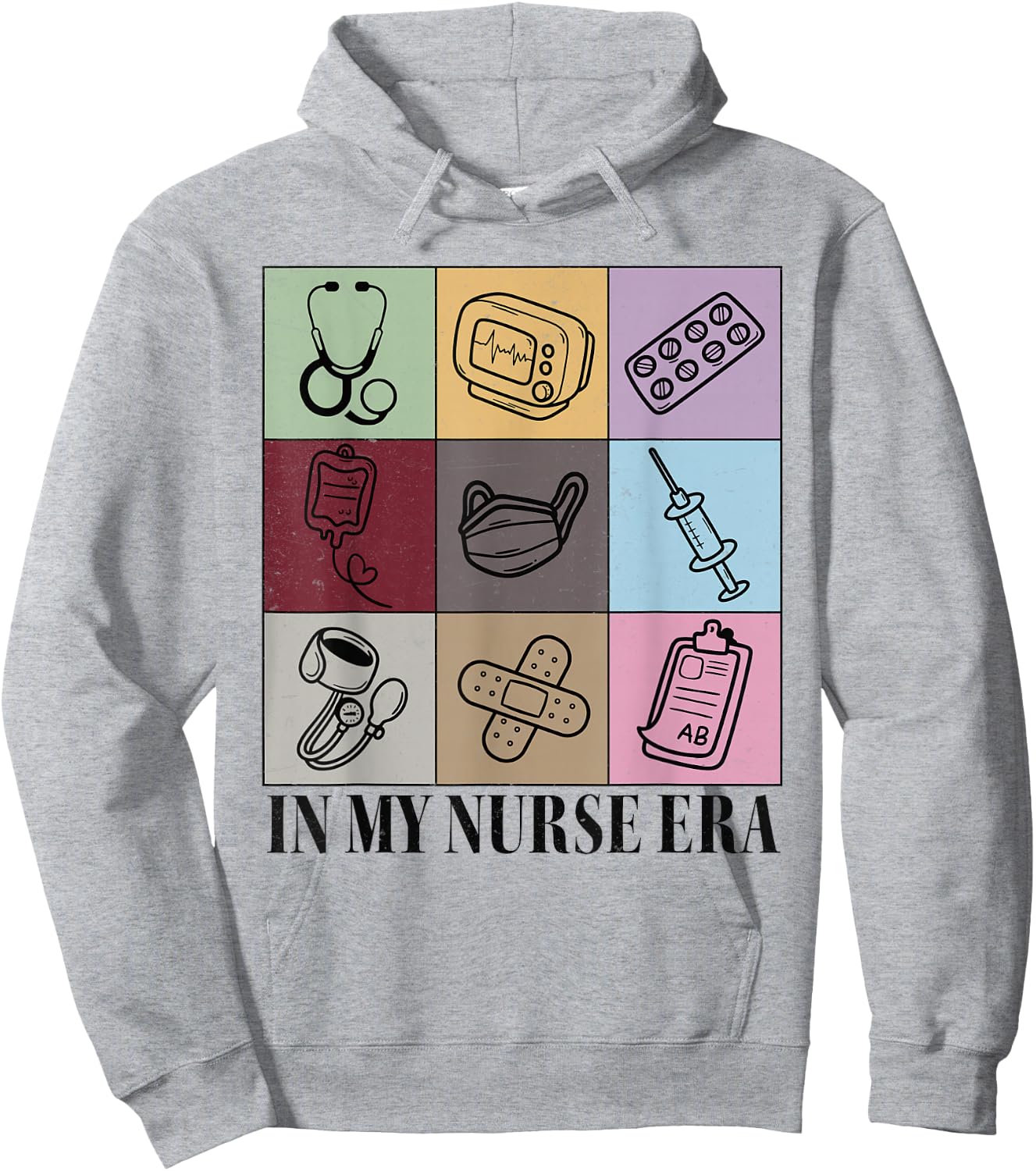 Nurse Shirts In My Nurse Era Shirt Women Nursing School Hoodie - Hoodie | Ash