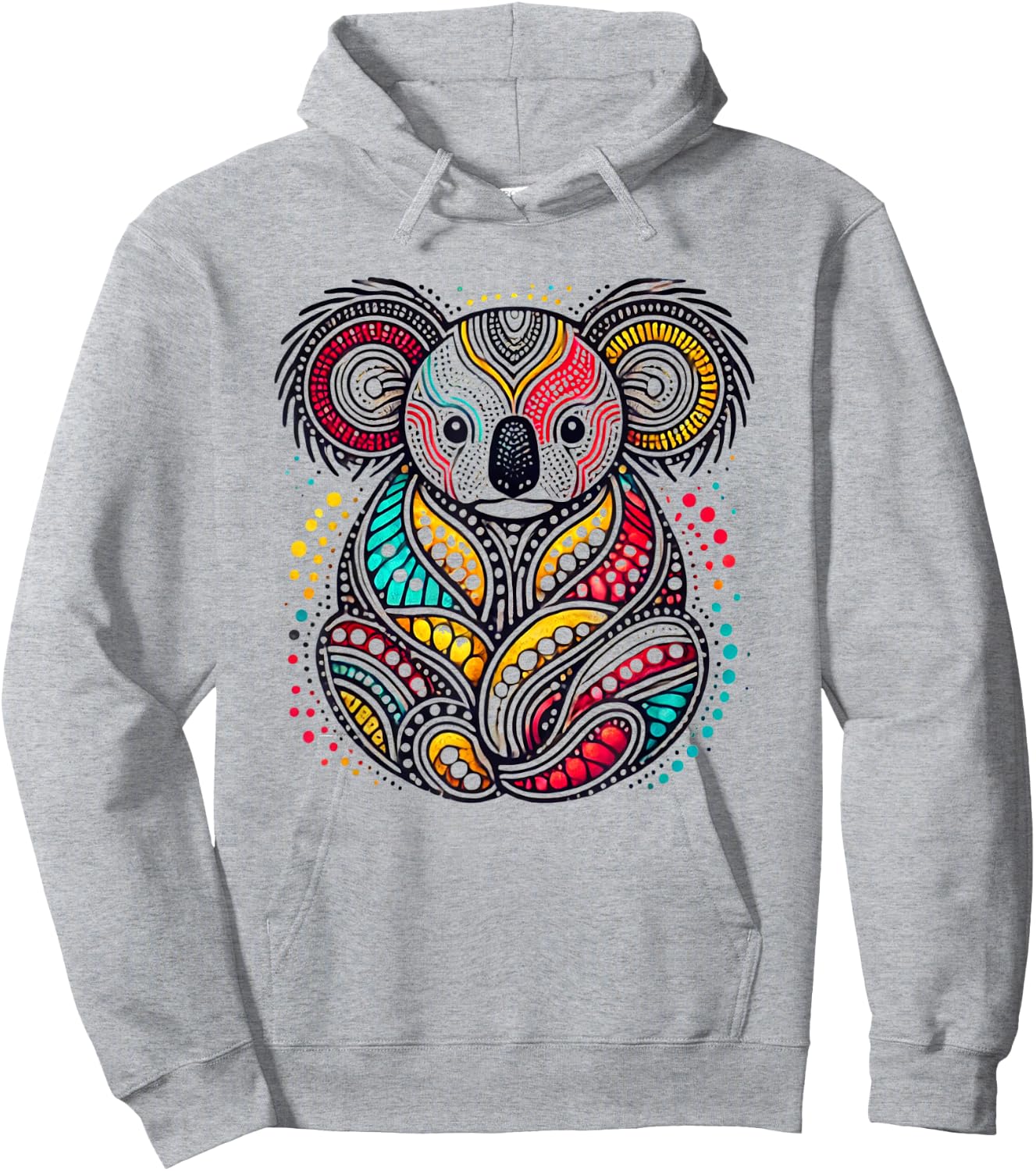 Australian Aboriginal Koala Funny Animal Lover Australia Hoodie - Hoodie | Ash