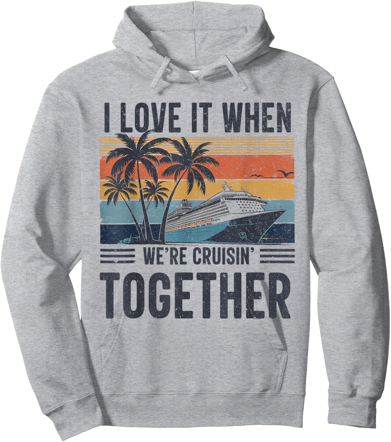 Cruise Squad 2024 Outfits Friends Family Couples Matching Hoodie - Hoodie | Ash