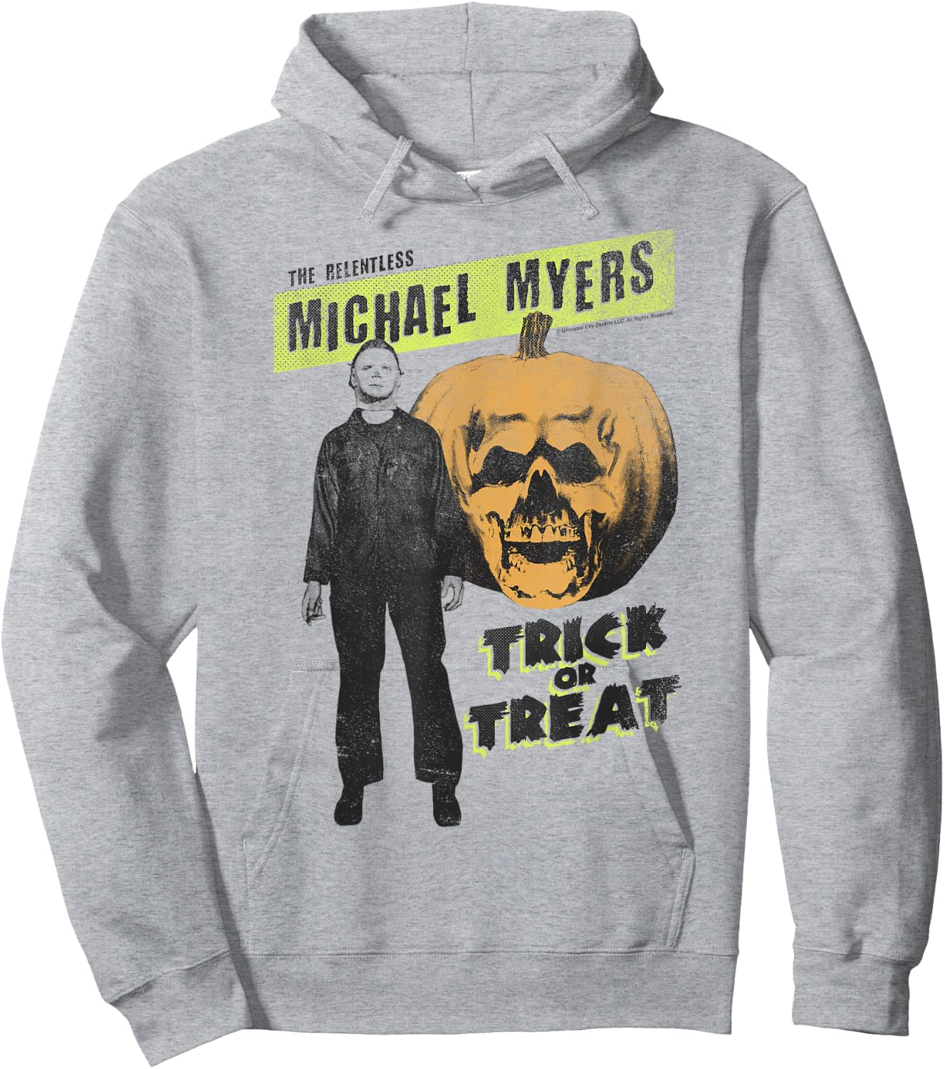 Halloween The Relentless Michael Myers Trick Or Treat Hoodie - Hoodie | Ash