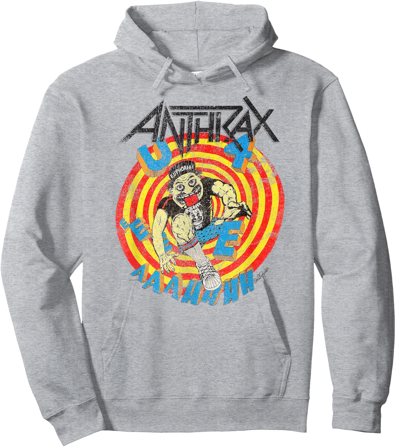 Anthrax – U4EAHHH Hoodie - Hoodie | Ash