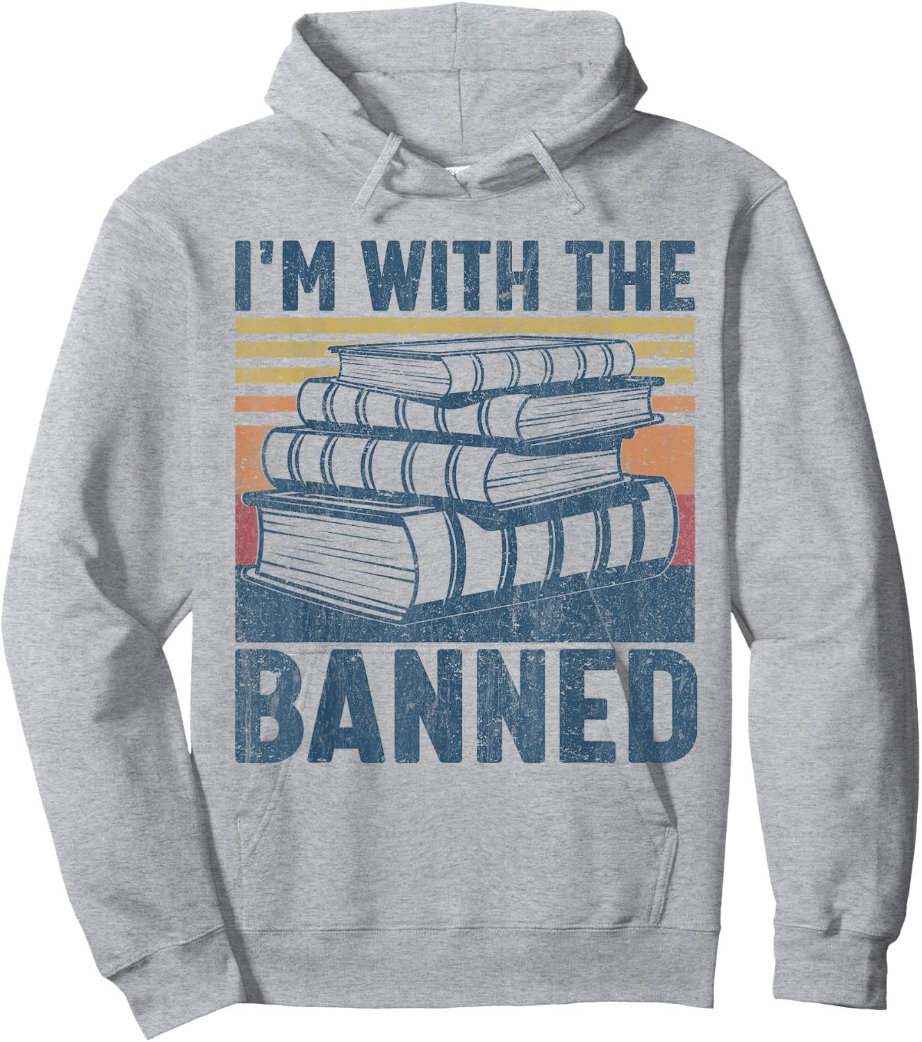 I'm with The Banned Funny Book Readers I Read Banned Books Hoodie - Hoodie | Ash