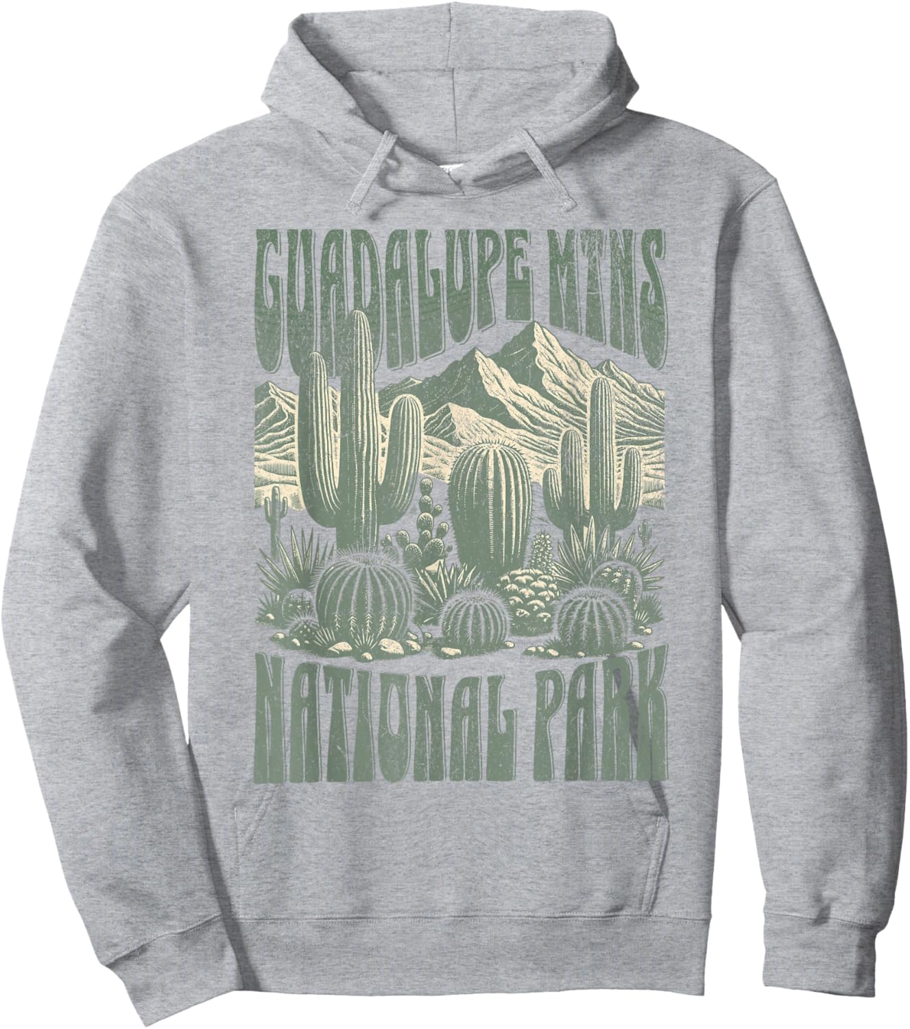 Guadalupe Mountains National Park Hoodie - Hoodie | Ash