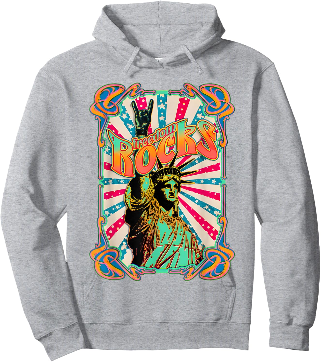 Freedom Rocks Hoodie - Hoodie | Ash