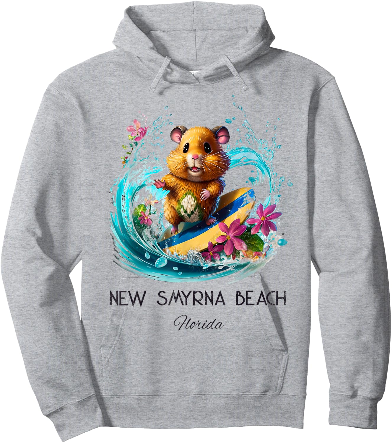 New Smyrna Beach Florida Hoodie - Hoodie | Ash
