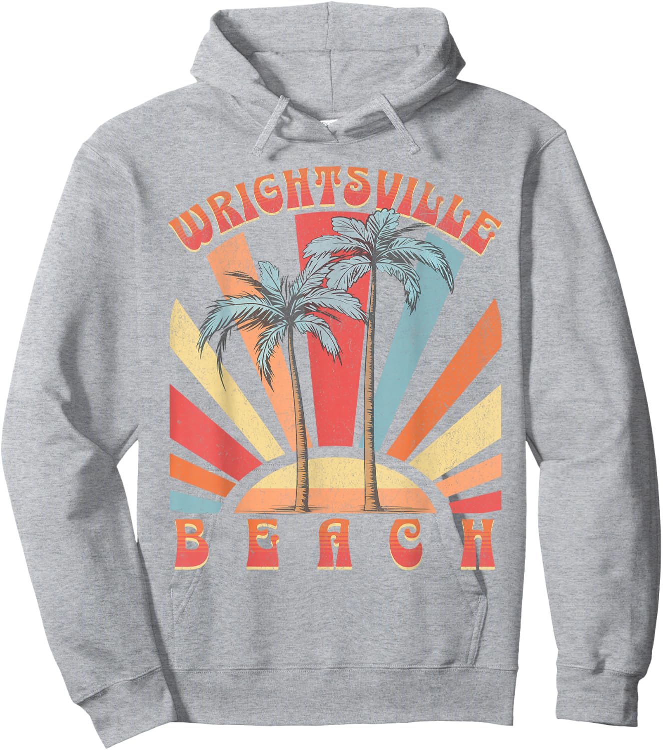 Wrightsville Beach Hoodie - Hoodie | Ash