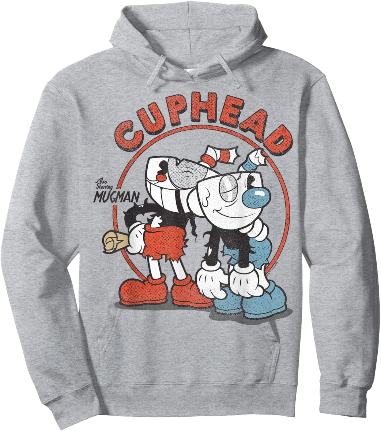 Cuphead And Mugman Beat Up Bros Graphic Hoodie - Hoodie | Ash