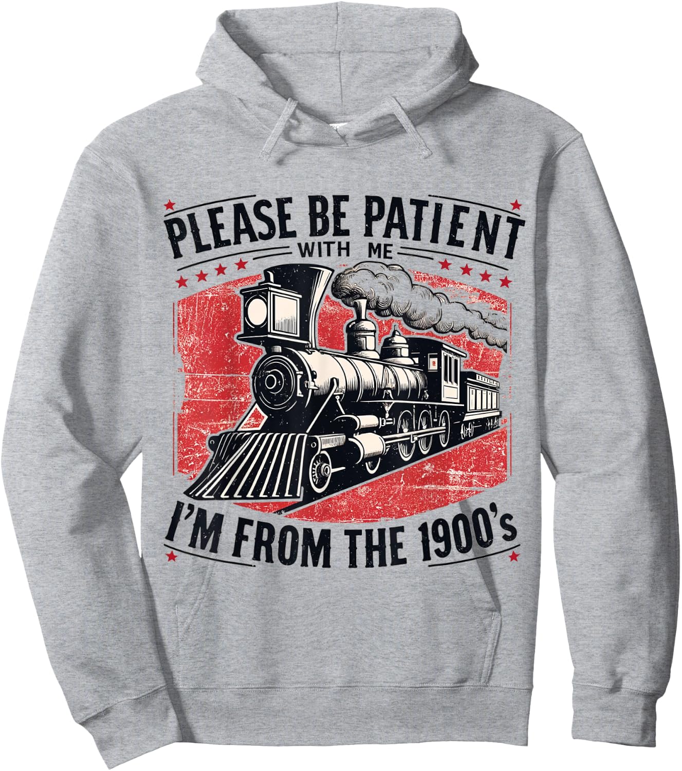 Please Be Patient With Me I'm From The 1900's,Funny sentence Hoodie - Hoodie | Ash