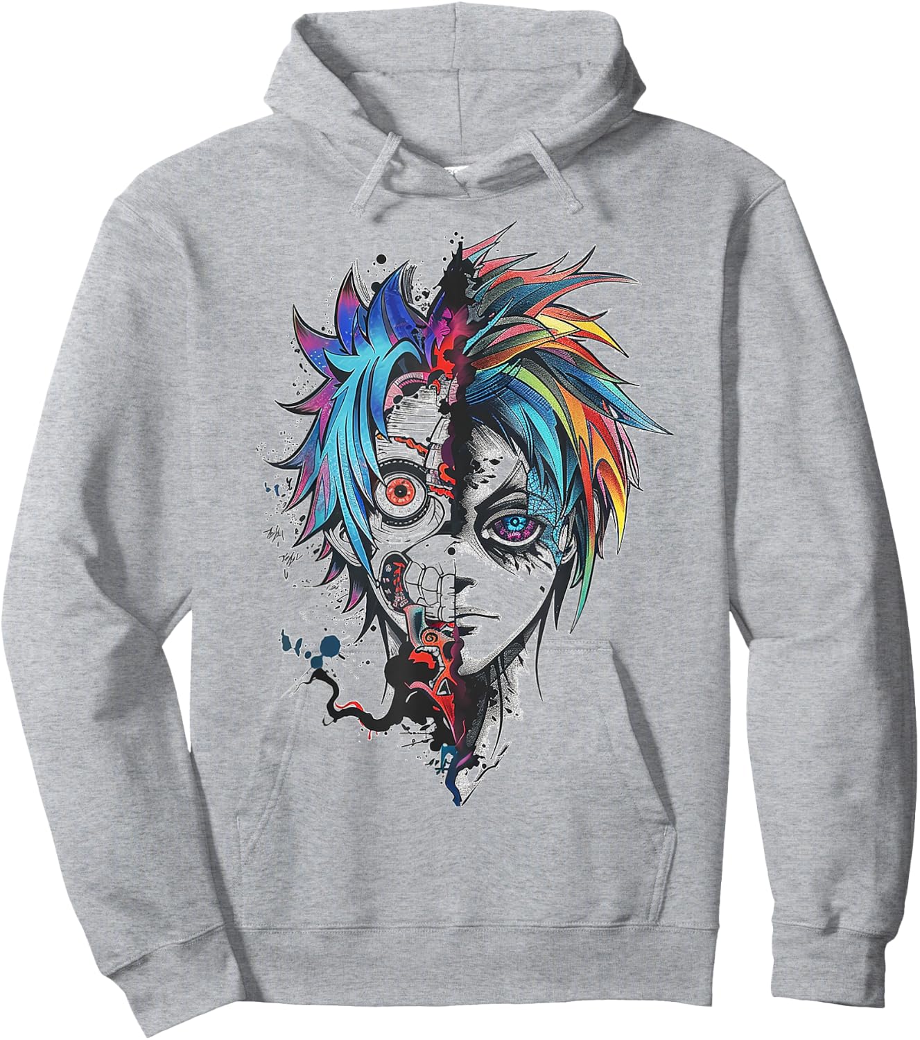 Anime Manga Graphic Illustration Anime Hoodie - Hoodie | Ash