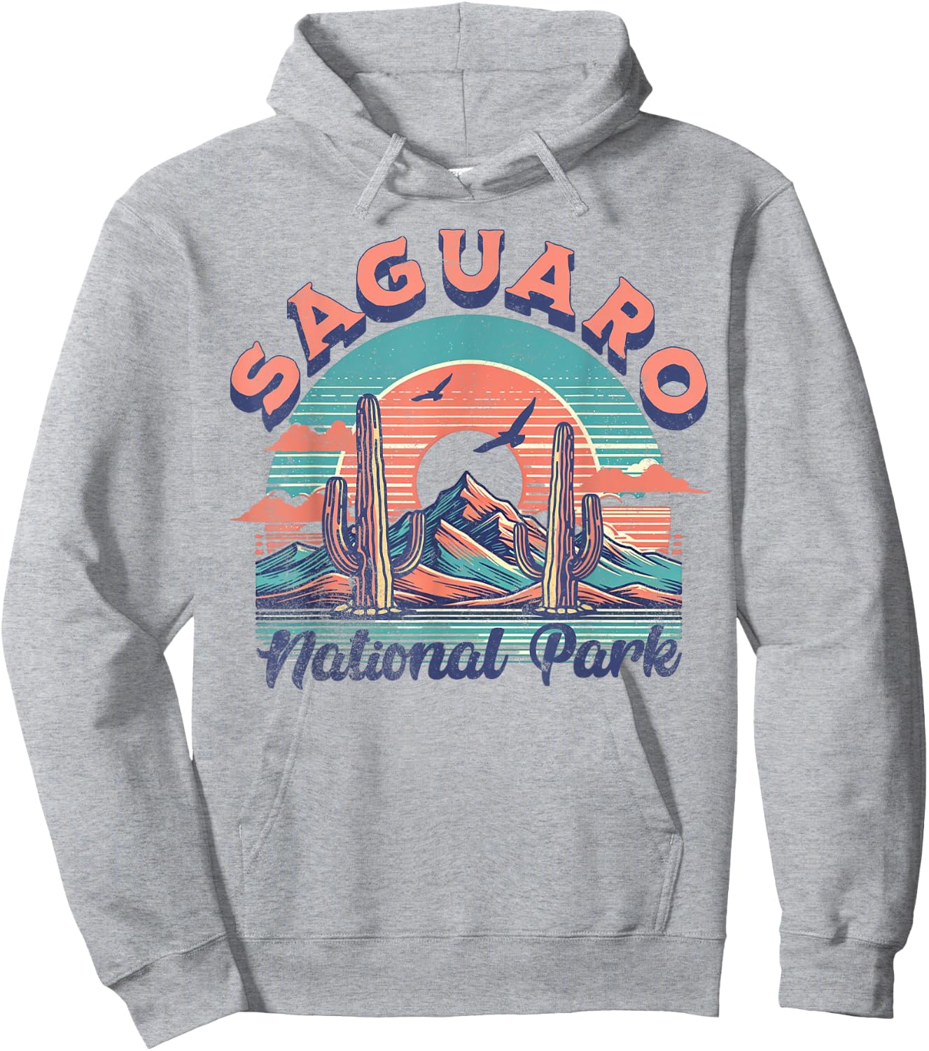 Saguaro National Park Hoodie - Hoodie | Ash