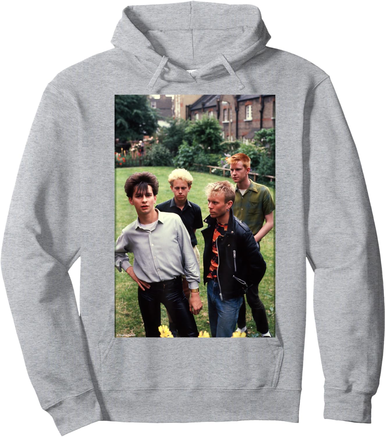 Depeche Mode Band Portrait 80s By Virginia Turbett Hoodie - Hoodie | Ash