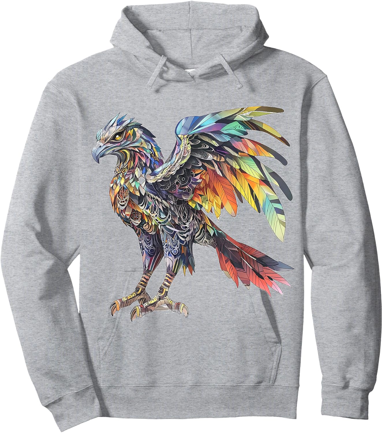 Griffin Mythical Graphic Fantasy Artwork Griffin Hoodie - Hoodie | Ash
