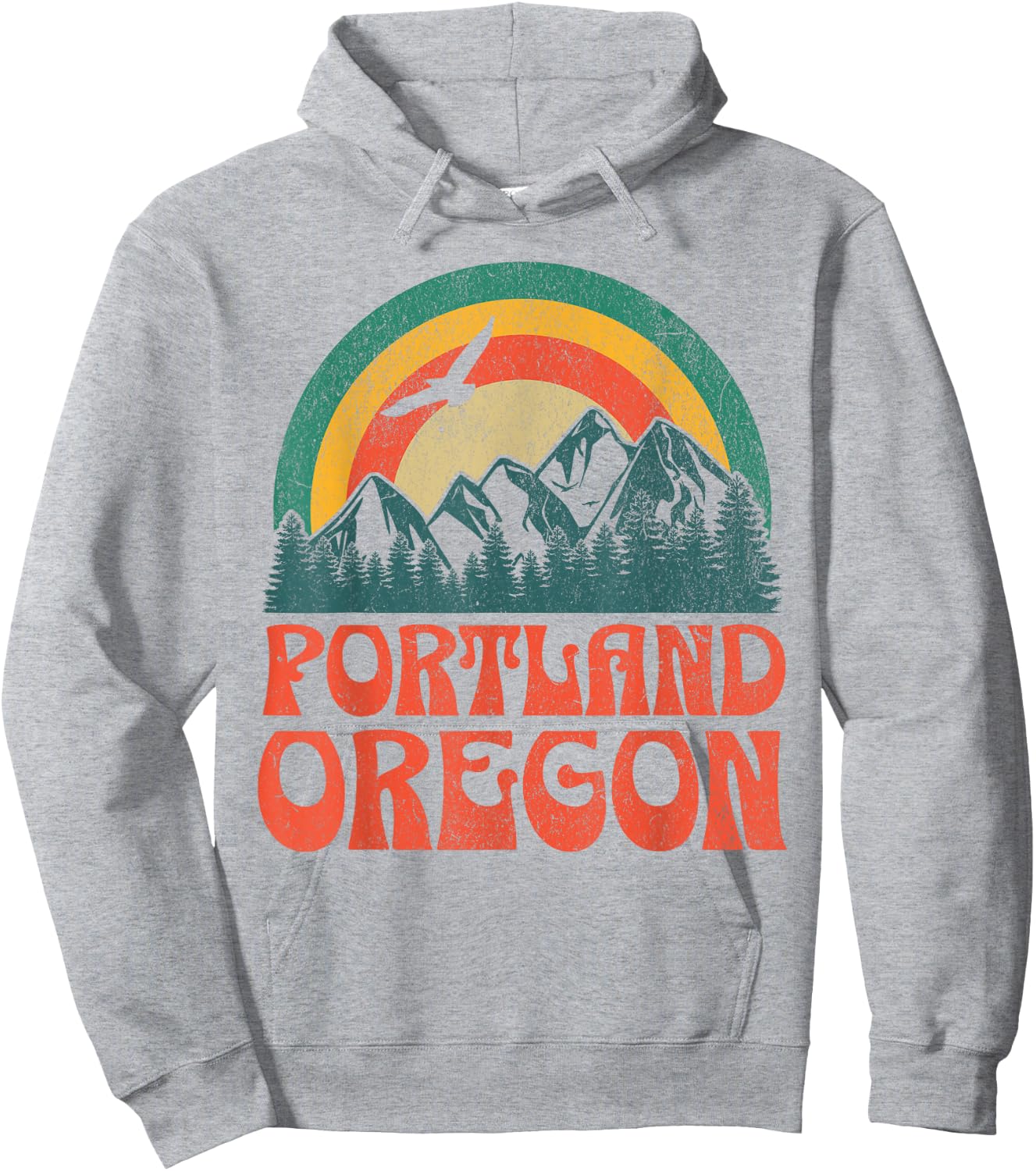 Portland Oregon Hoodie - Hoodie | Ash