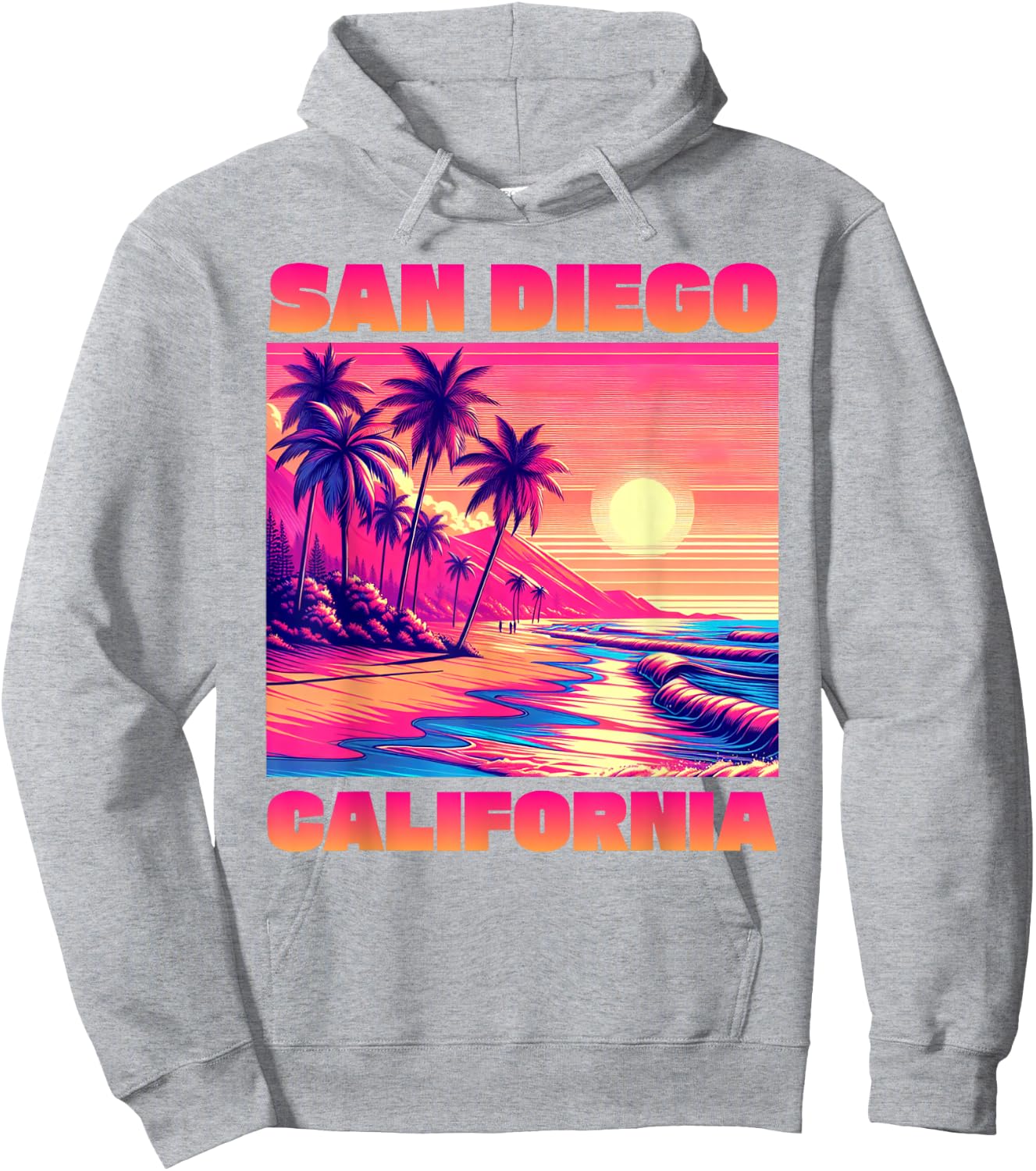 San Diego Hoodie - Hoodie | Ash