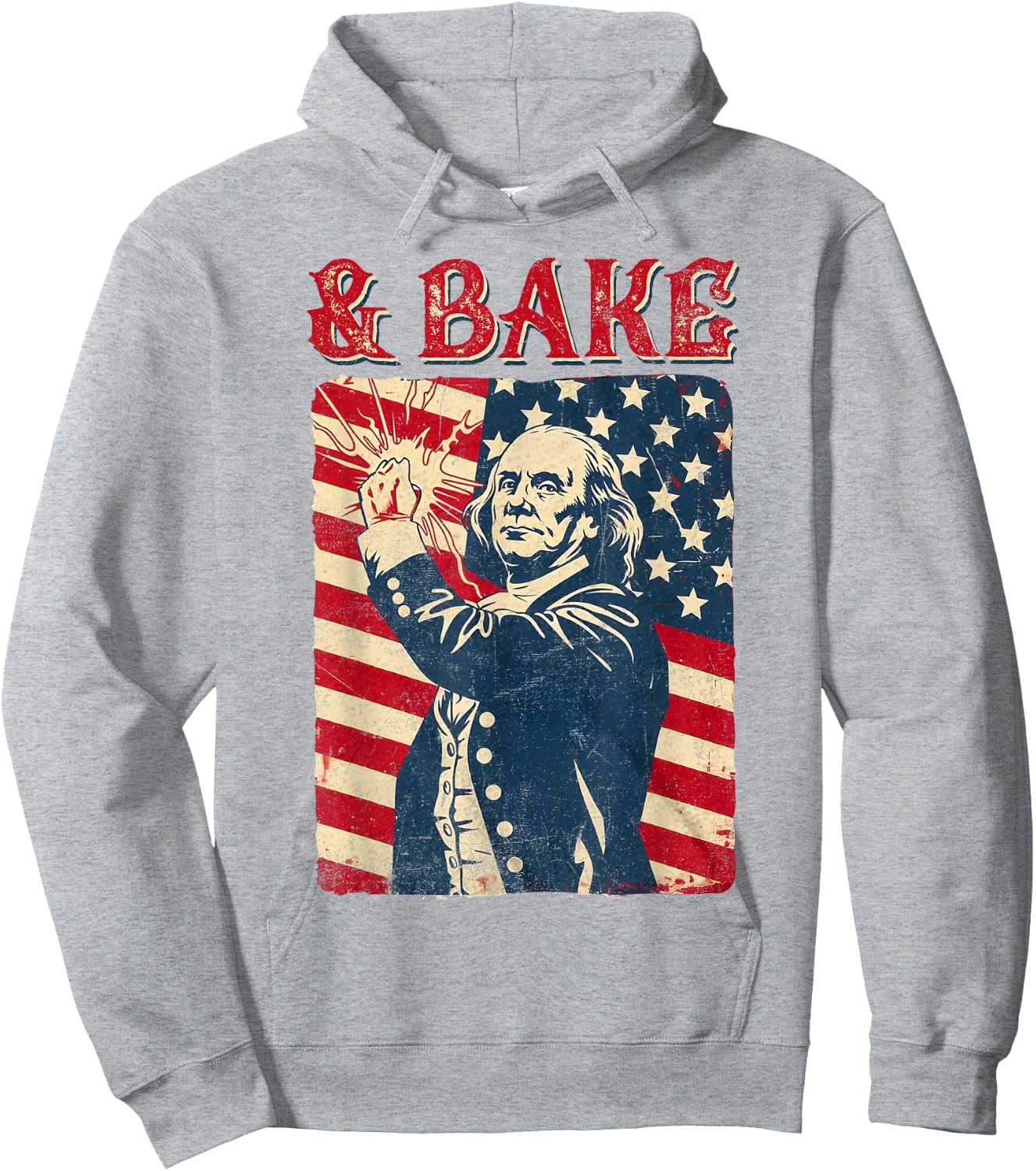 Funny Shake And Bake 4th of July Couple Matching Hoodie - Hoodie | Ash