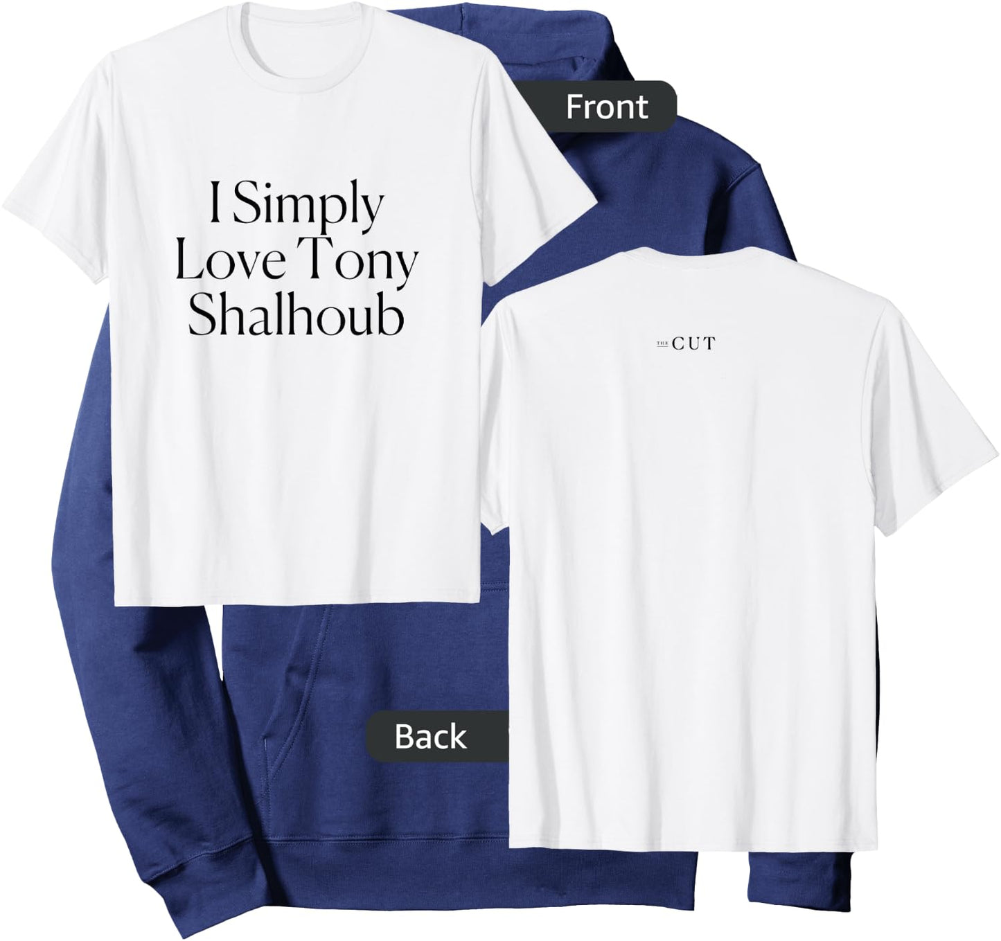 The Cut - I Simply Love Tony Shalhoub Hoodie - Hoodie | Navy