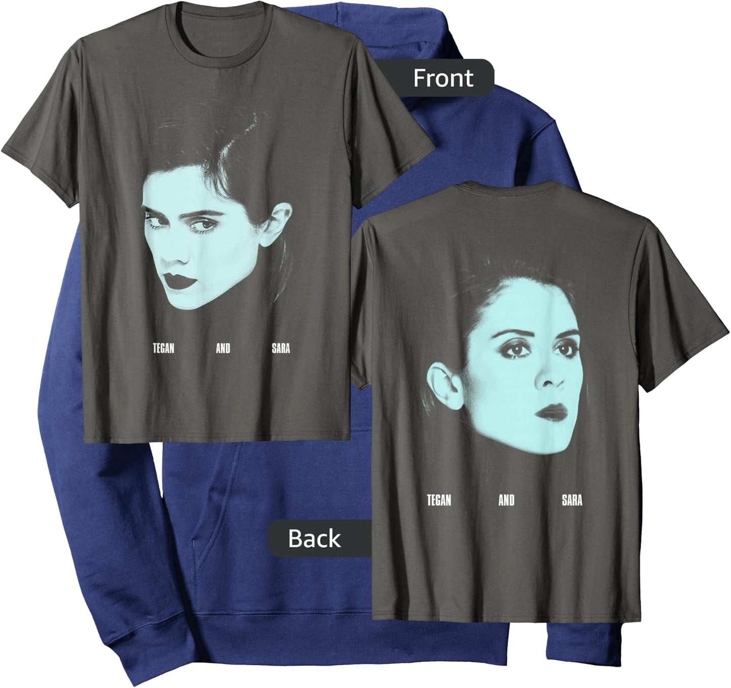 Tegan and Sara - Love You to Death Hoodie - Hoodie | Navy