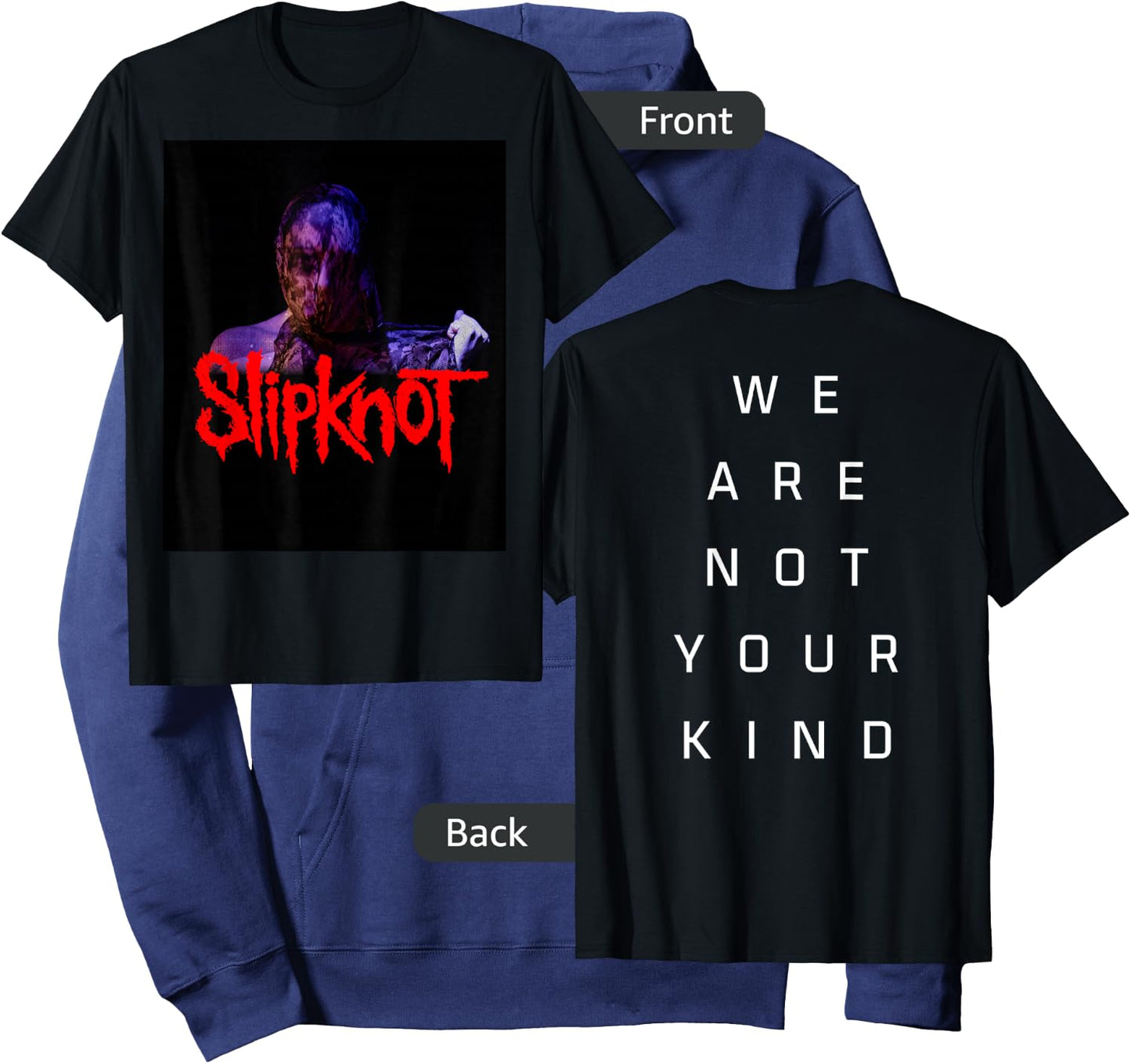 Slipknot Official We Are Not Your Kind Album Cover Hoodie - Hoodie | Navy