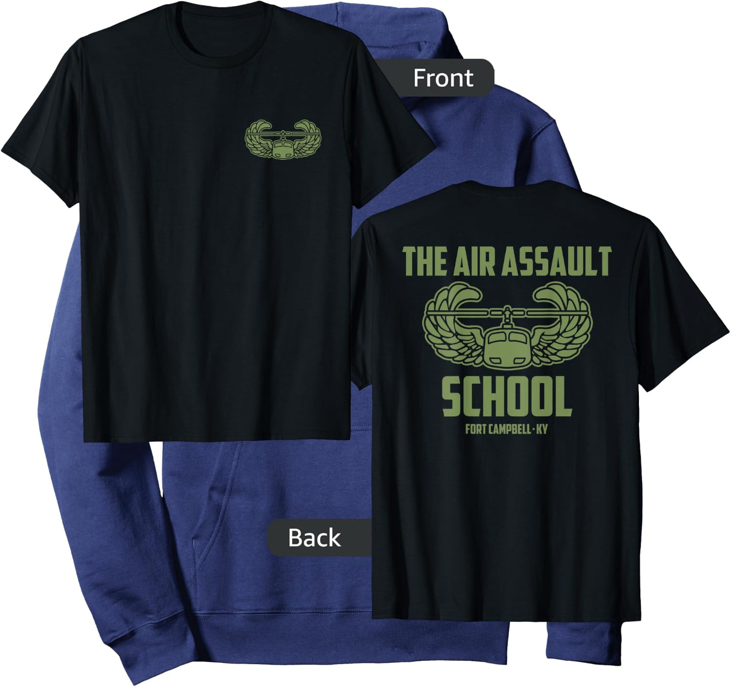 Sabalauski Air Assault School TSAAS US Army 101st Airborne Hoodie - Hoodie | Navy