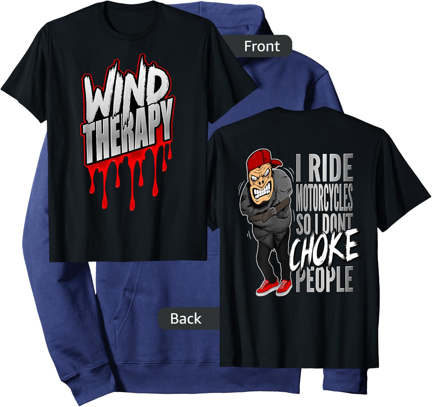 So I dont choke people Hoodie - Hoodie | Navy