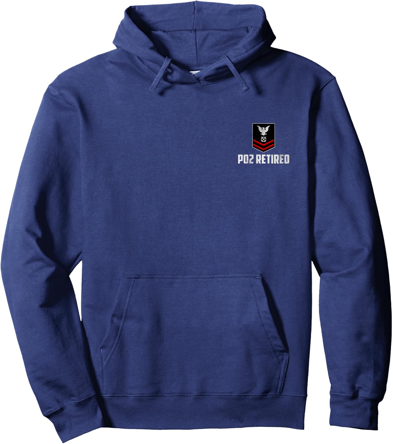 Retired E-5 Petty Officer Second Class PO2 Rank Logo Sailor Hoodie - Hoodie | Navy