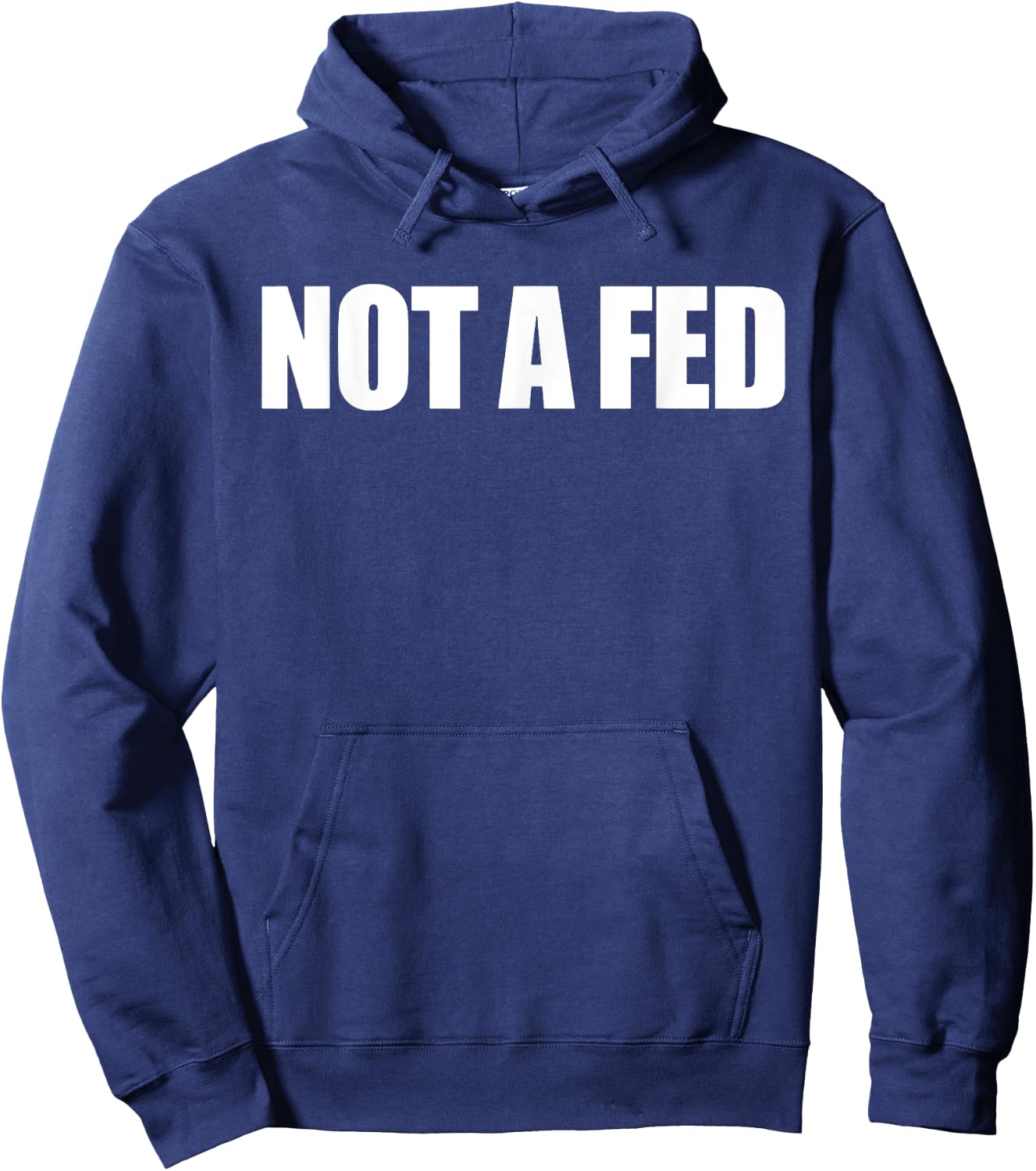 Funny Not A Fed Shirt - -Kids Black - Small Hoodie - Hoodie | Navy