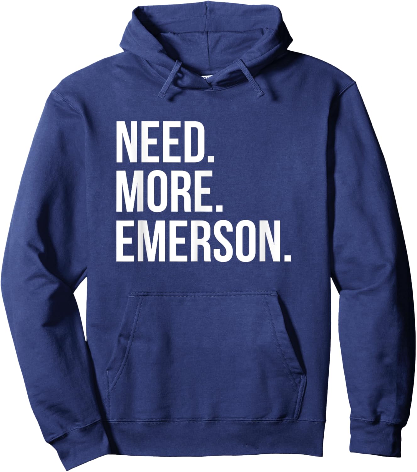 Ralph Waldo Emerson - Need More Emerson Hoodie - Hoodie | Navy
