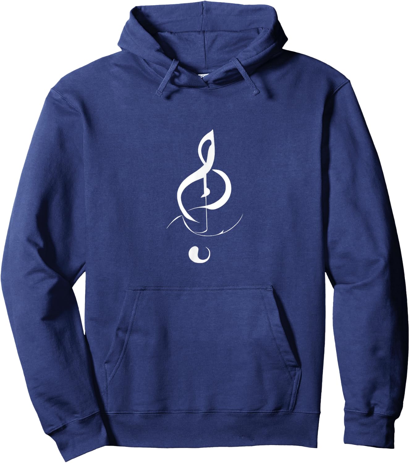 Minimalist Music Note: Elegant Melody Theme for Music Lovers Hoodie - Hoodie | Navy
