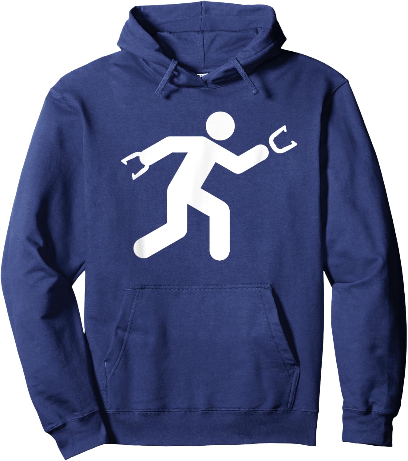 Sign Man - Horseshoe Throwing Shirt Horseshoe Pitchers Gift Hoodie - Hoodie | Navy