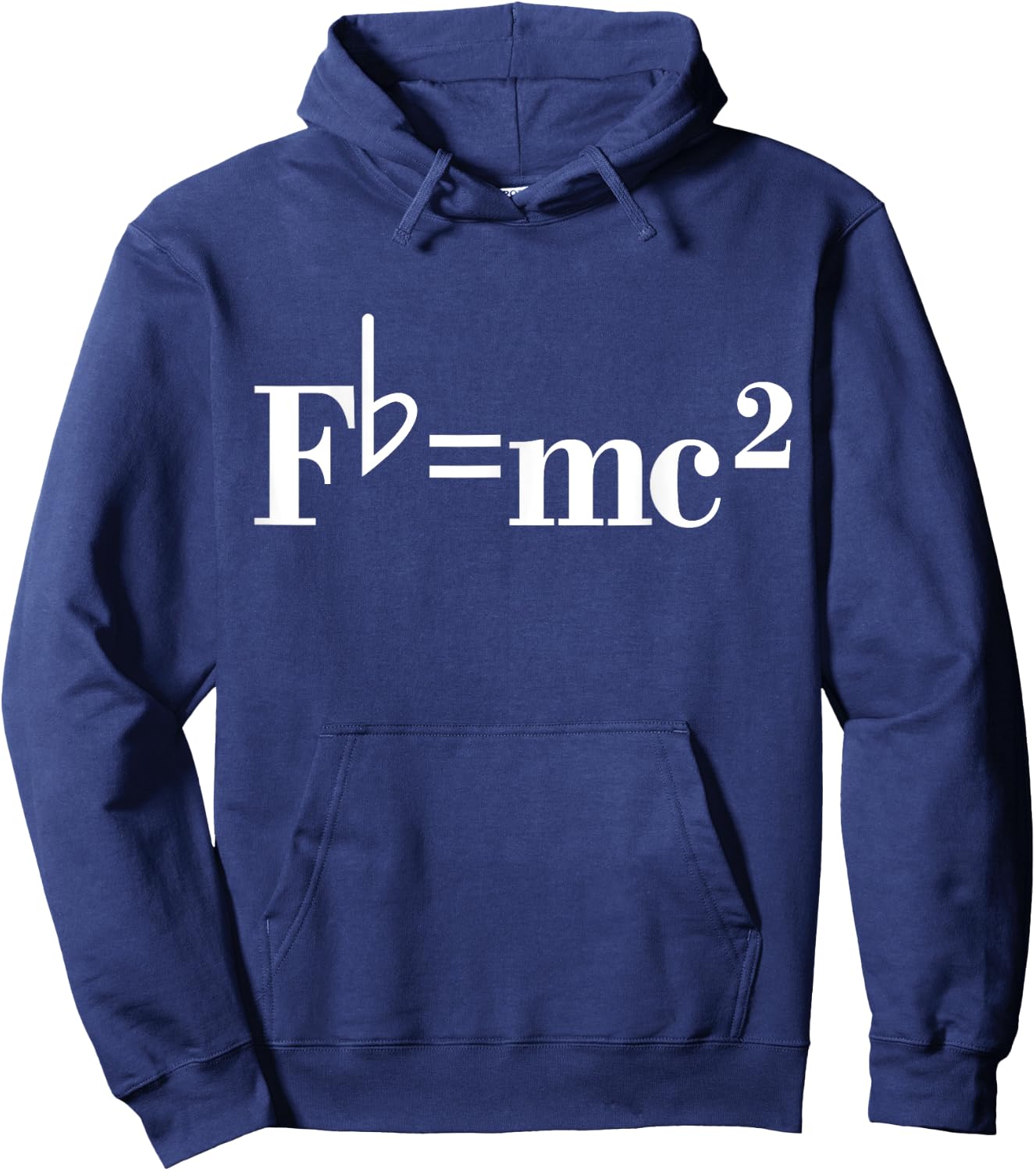 Fb= mc2 Funny Musician Quote Joke Hoodie - Hoodie | Navy