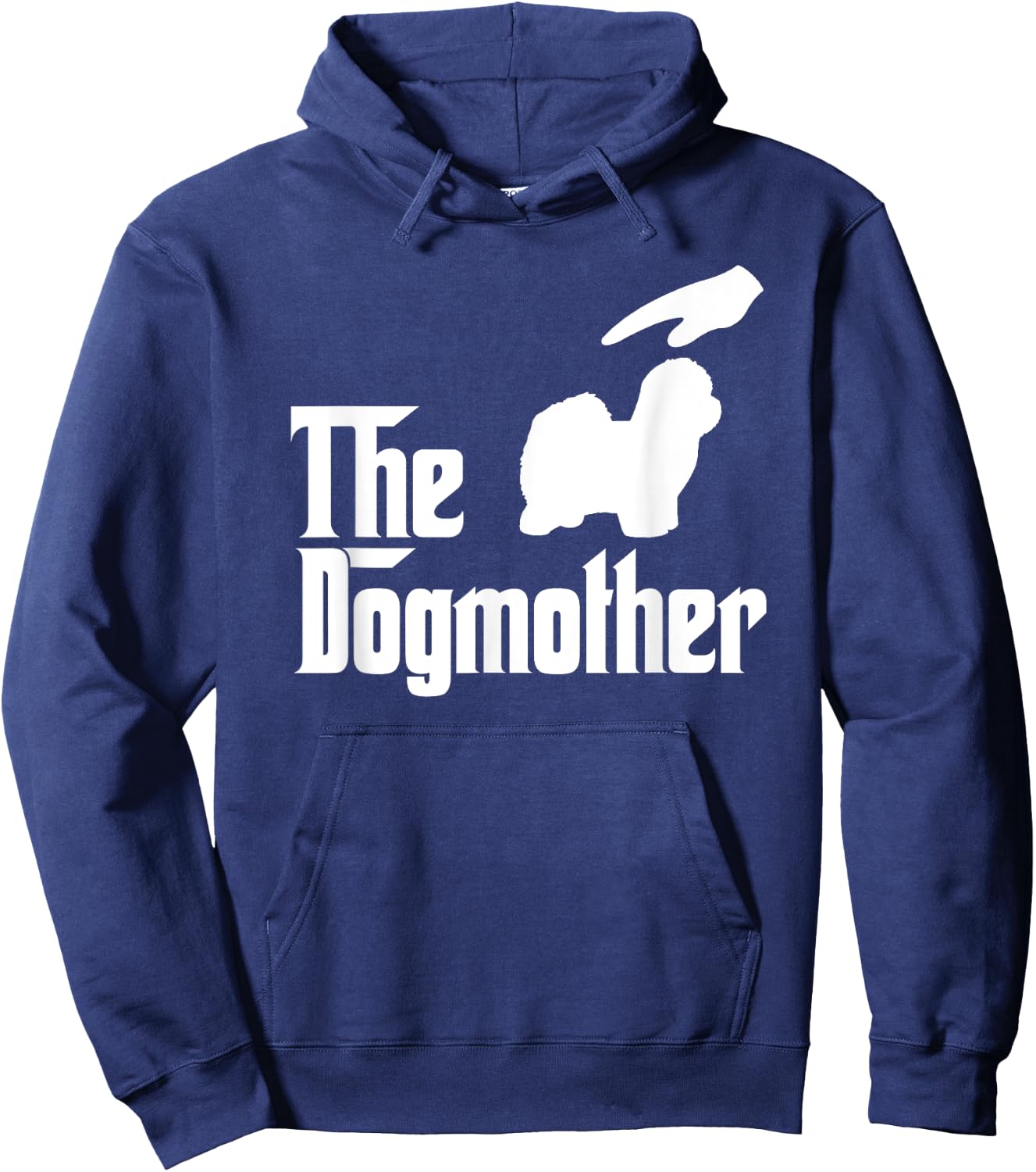 Coton de Tulear Dog Mom The DogMother Funny Dogs Lovers Hoodie - Hoodie | Navy
