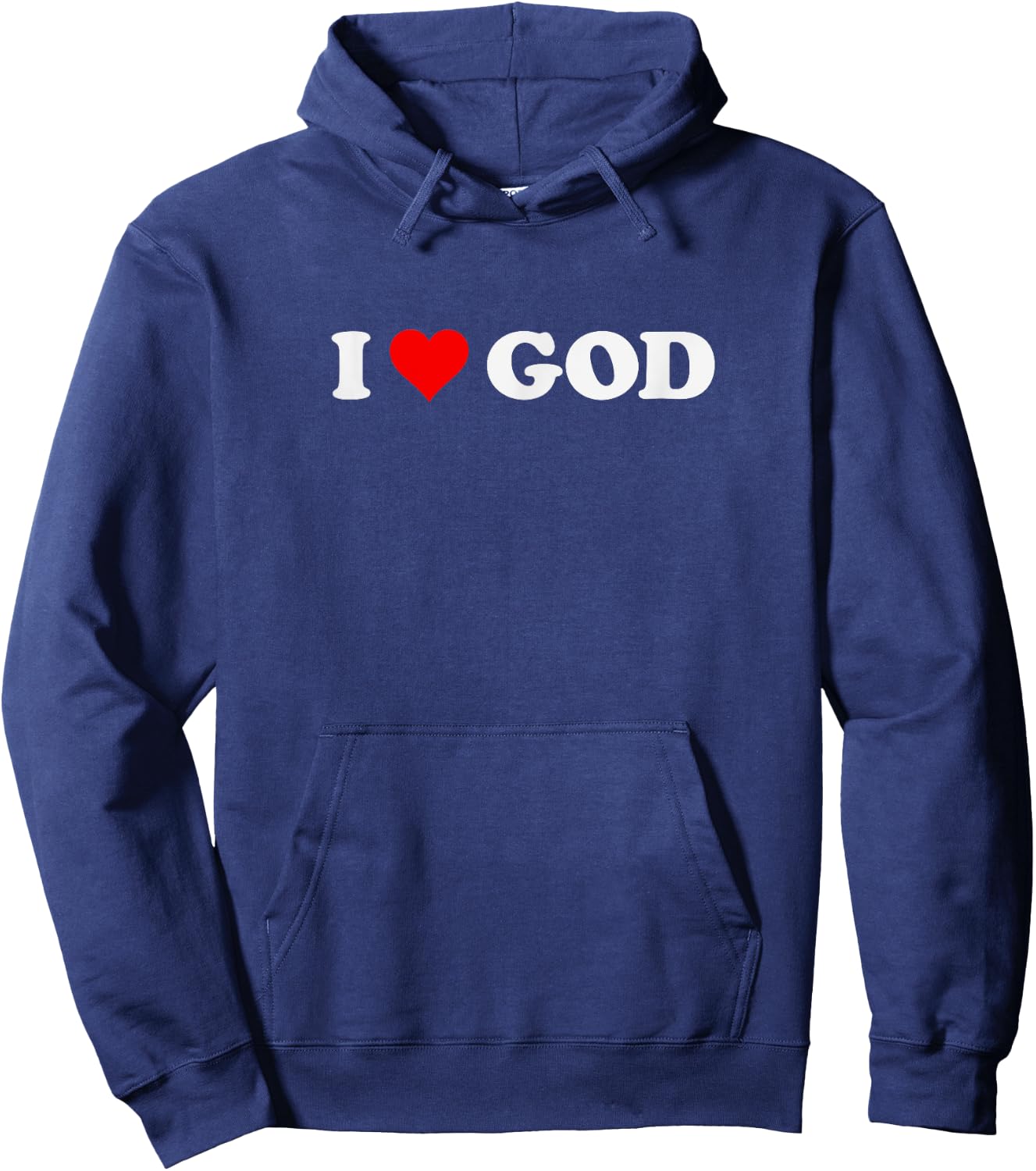I Love God Hoodie - Hoodie | Navy