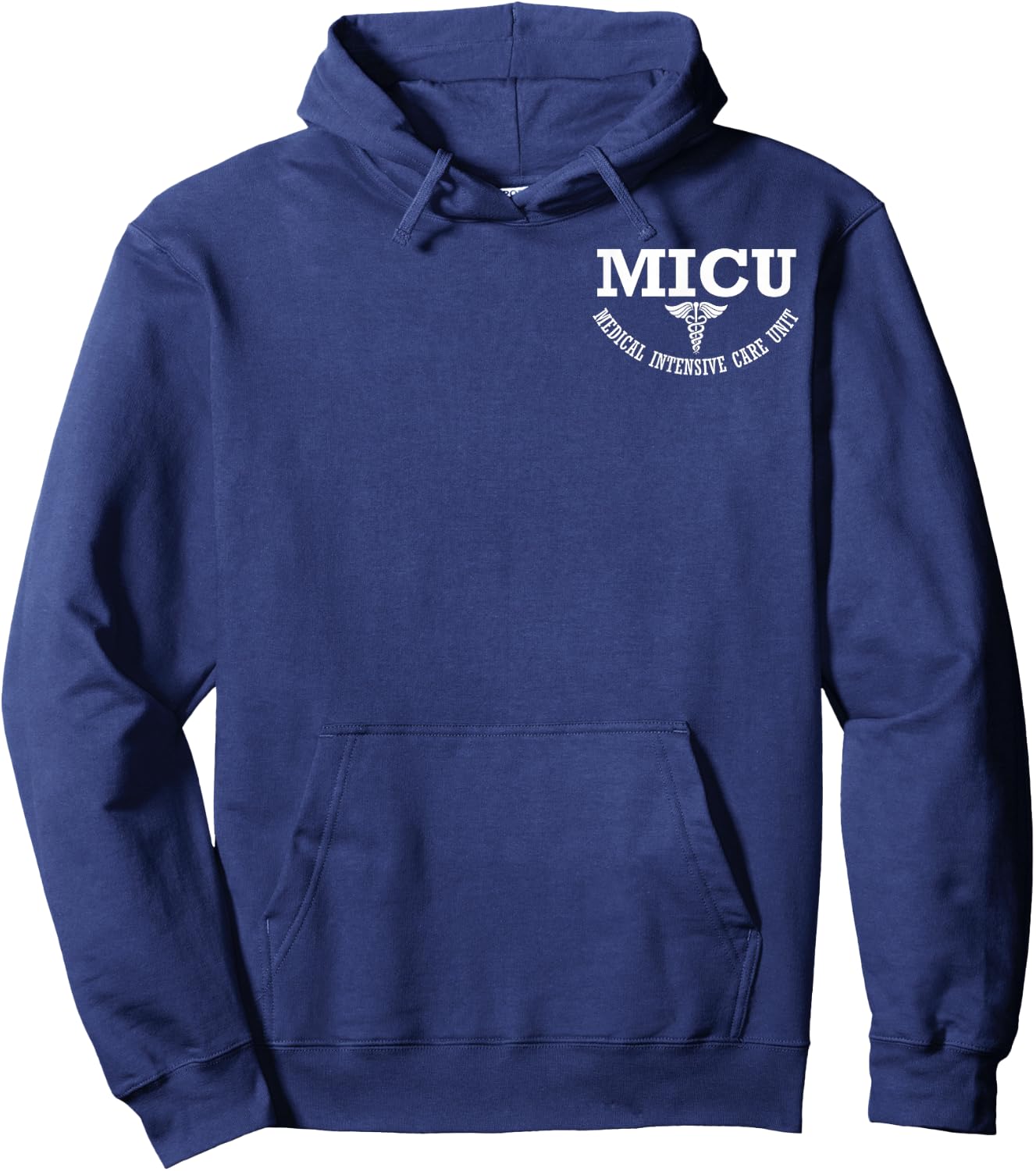 MICU Registered Nurse Intensive Care Unit RN Staff Hoodie - Hoodie | Navy