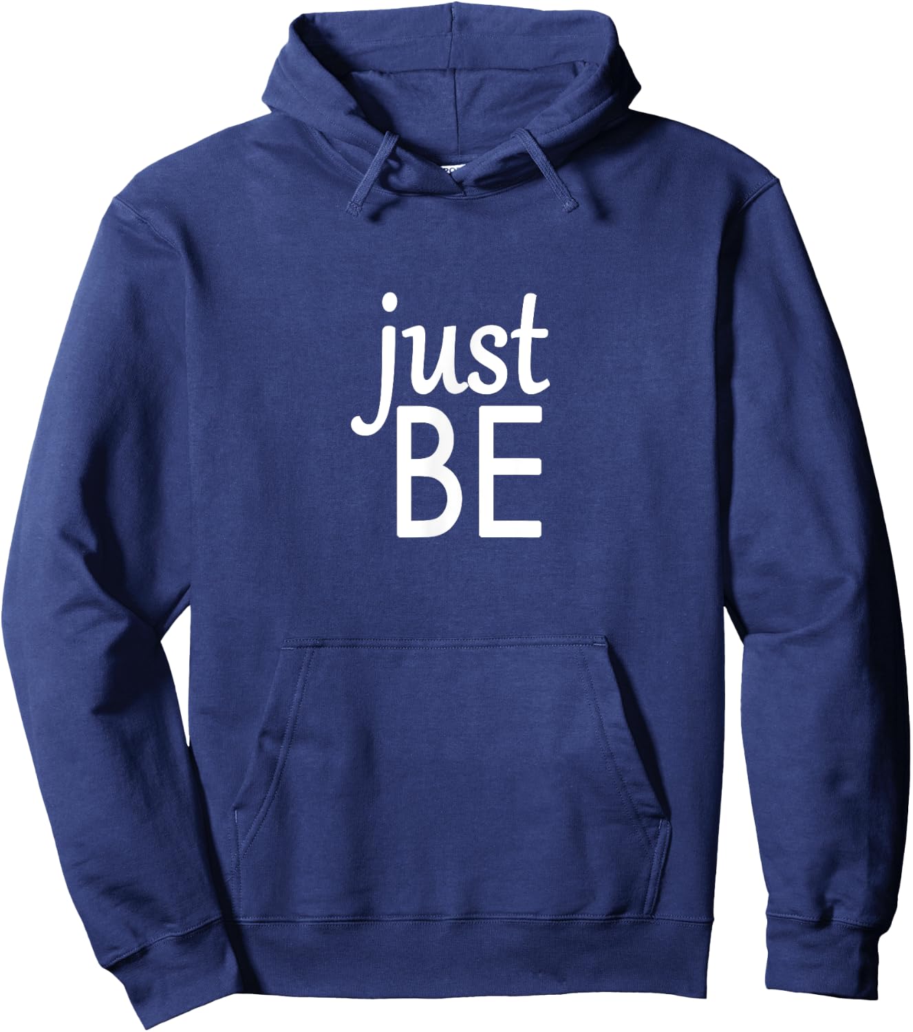 Mindful and Yoga - Just Be Hoodie - Hoodie | Navy