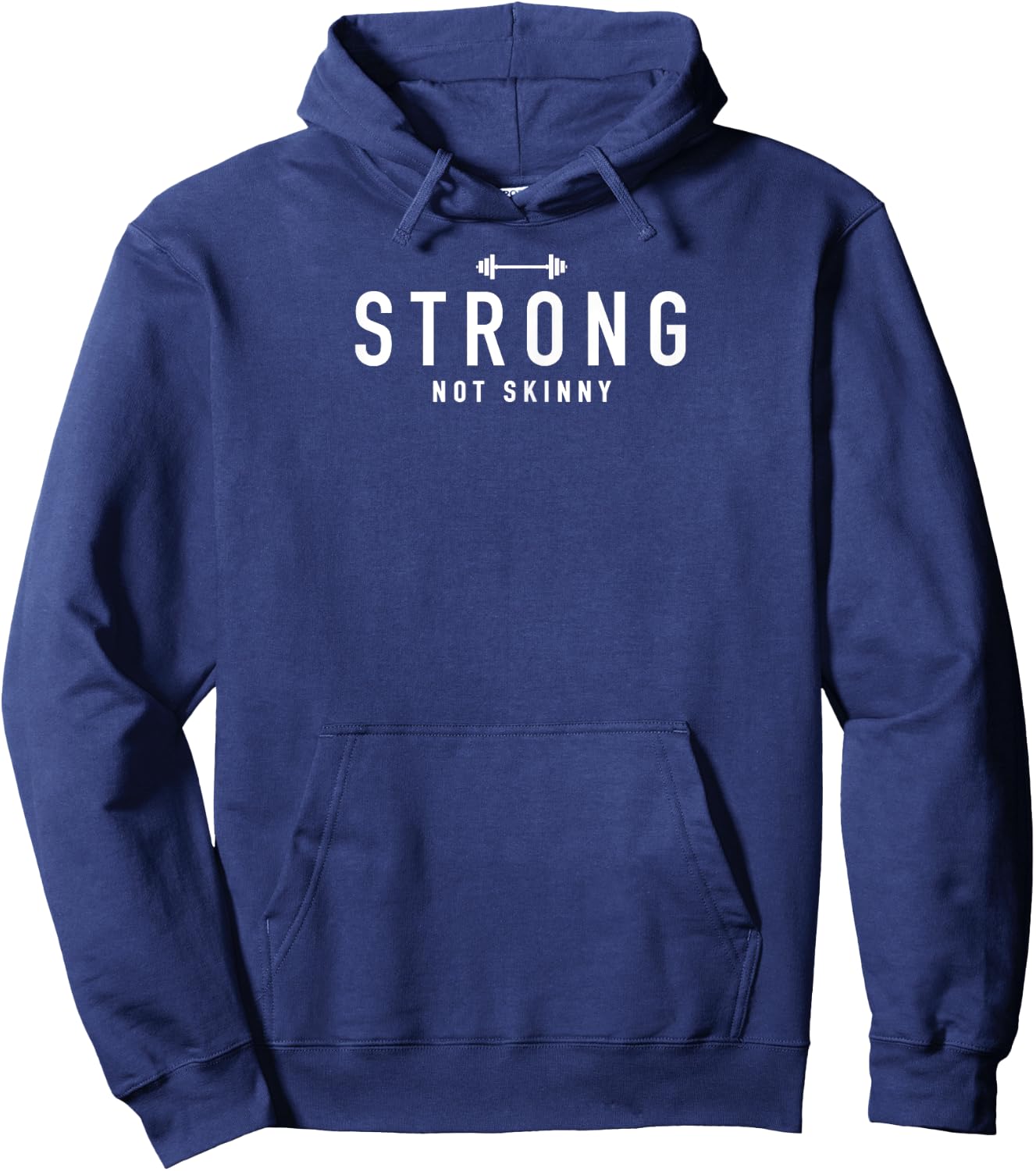 Strong Not Skinny Hoodie - Hoodie | Navy