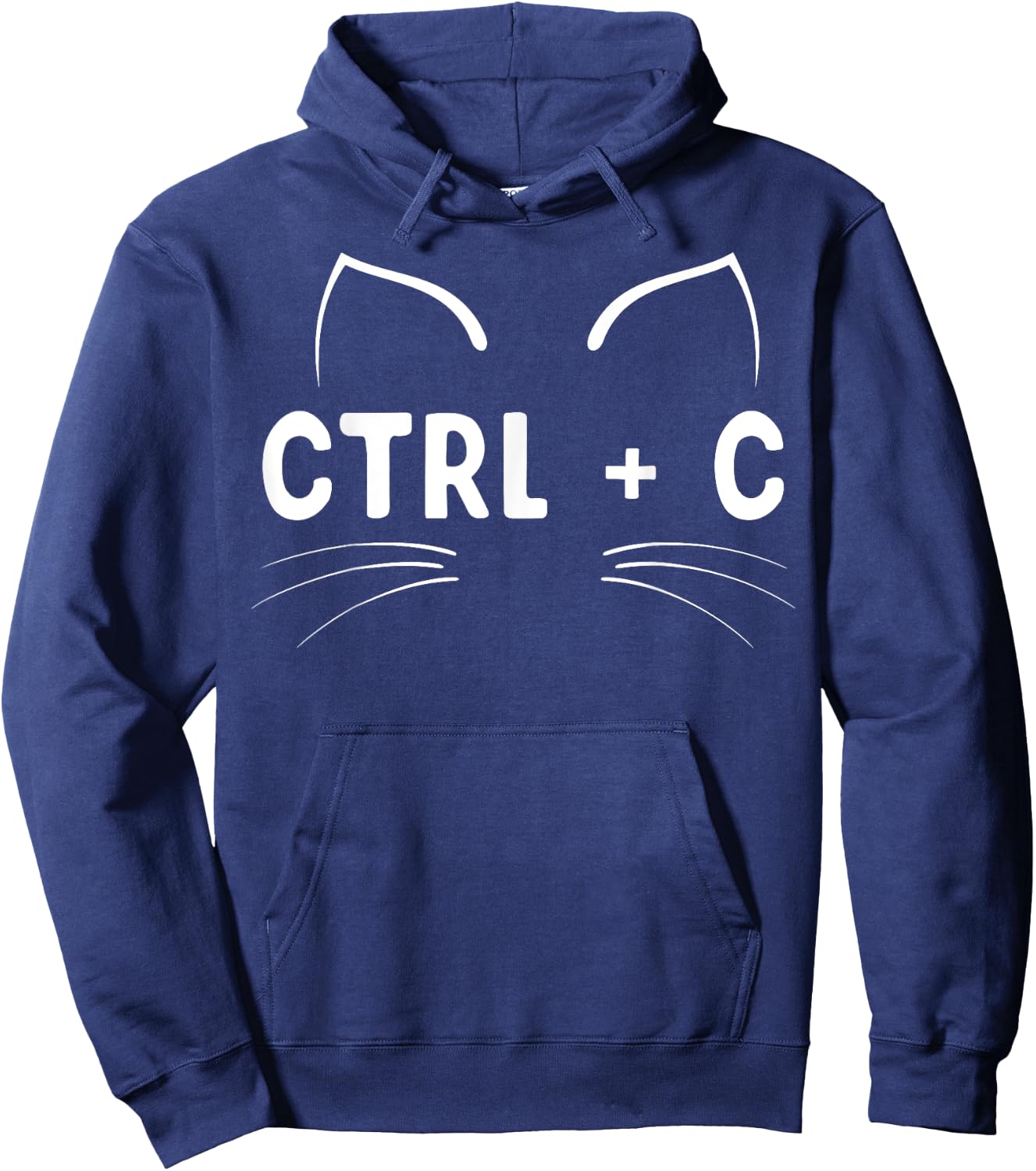 Copy Cat Halloween Costume for Cat Lover Pet Owner Couples Hoodie - Hoodie | Navy
