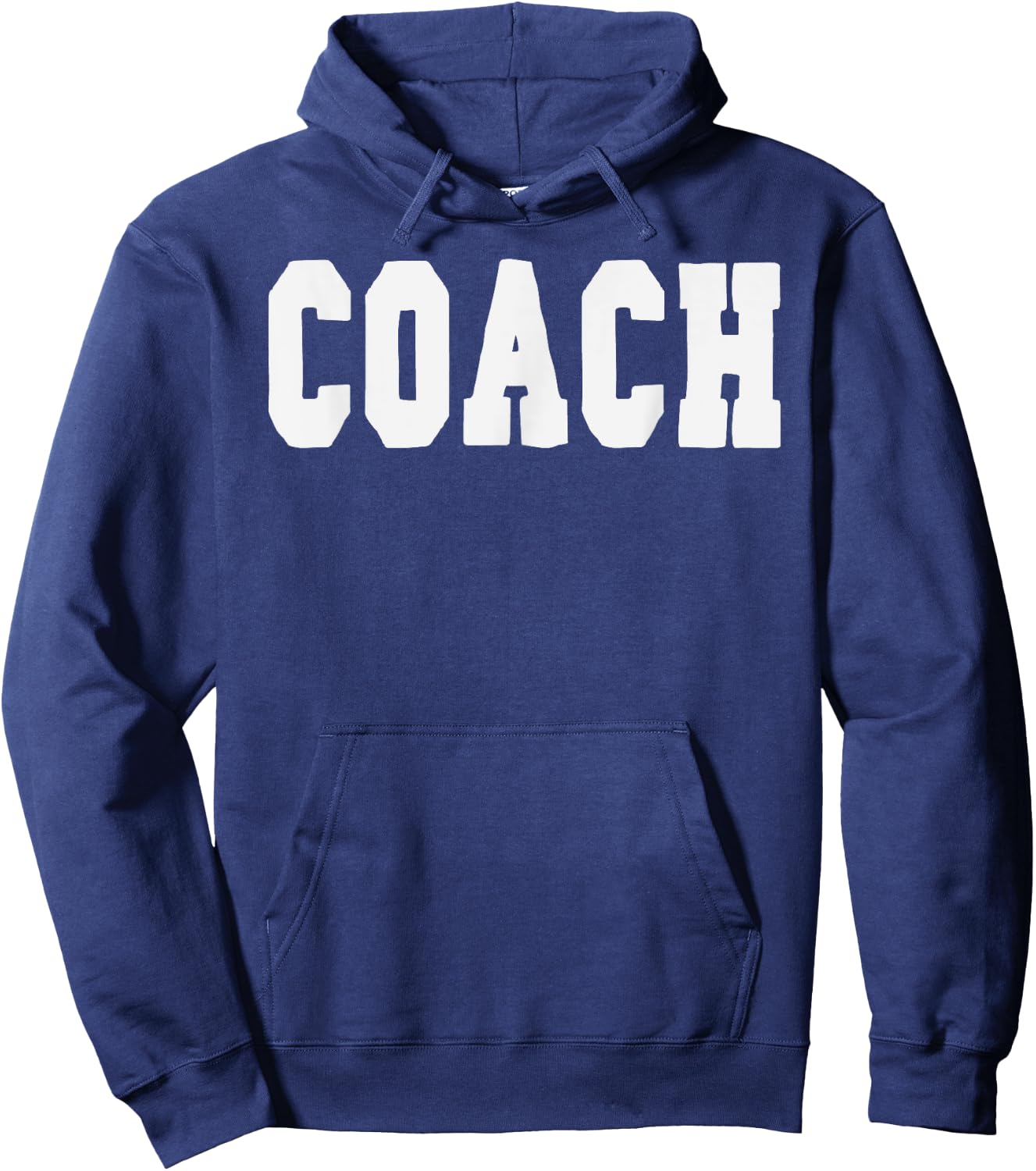 Coach Bold Lettering Halloween Costume Dress Up Hoodie - Hoodie | Navy
