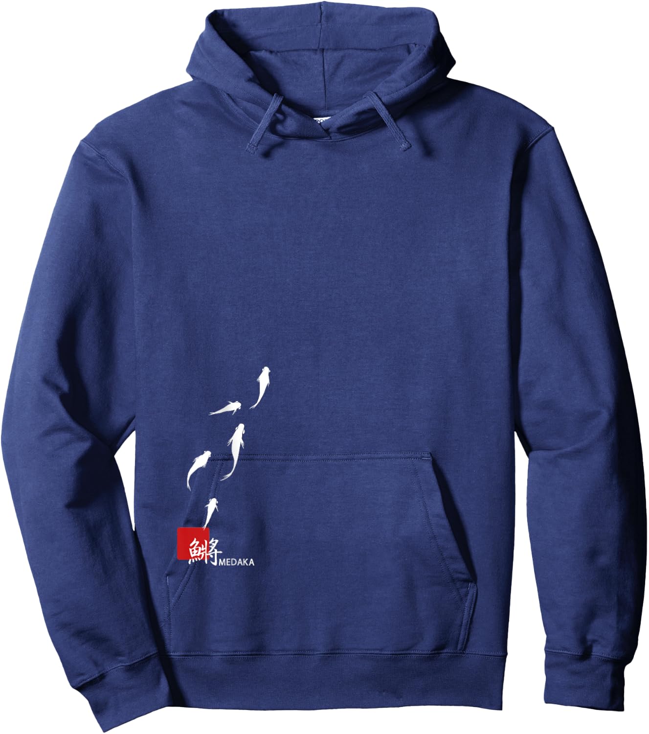 Medaka illustrated Hoodie - Hoodie | Navy
